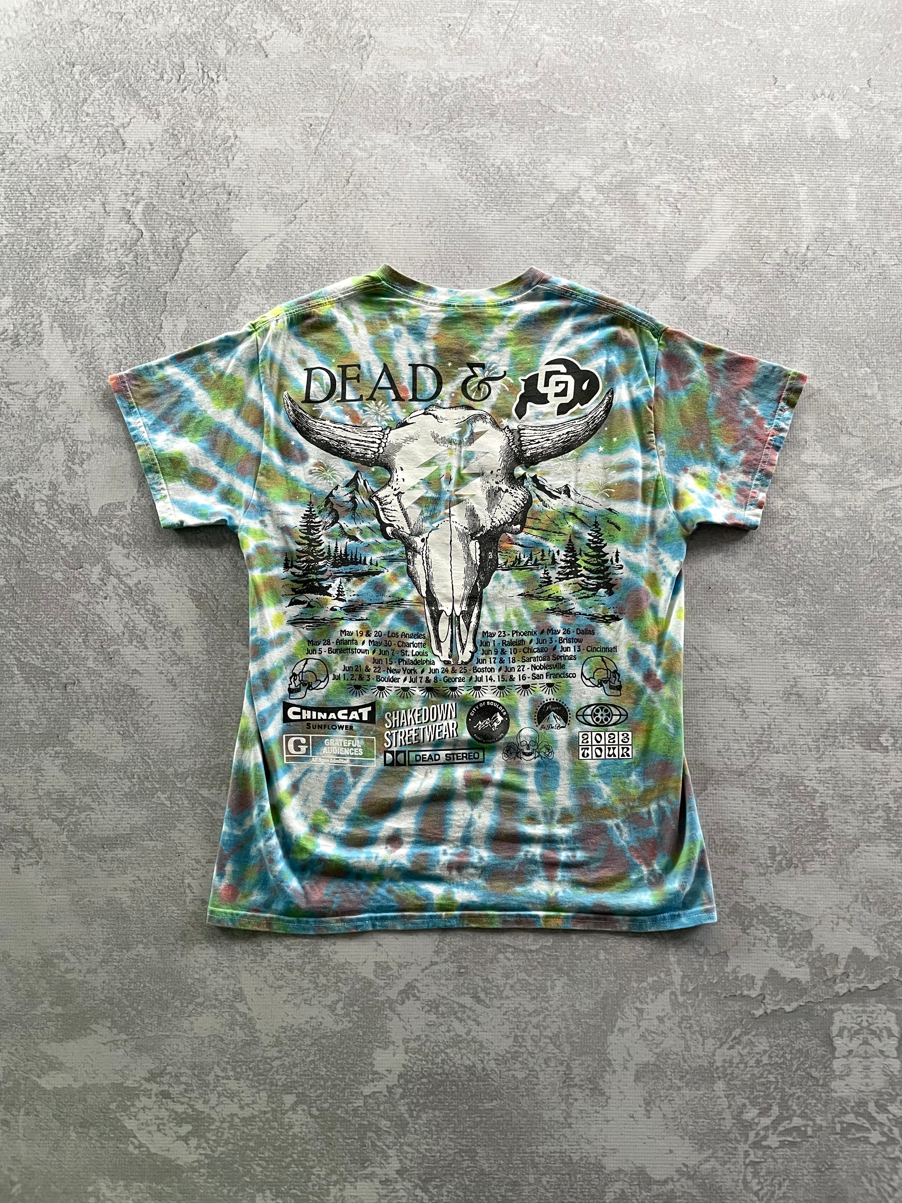 2023 Grateful Dead Concert Tie Dye Tee Shirt - M