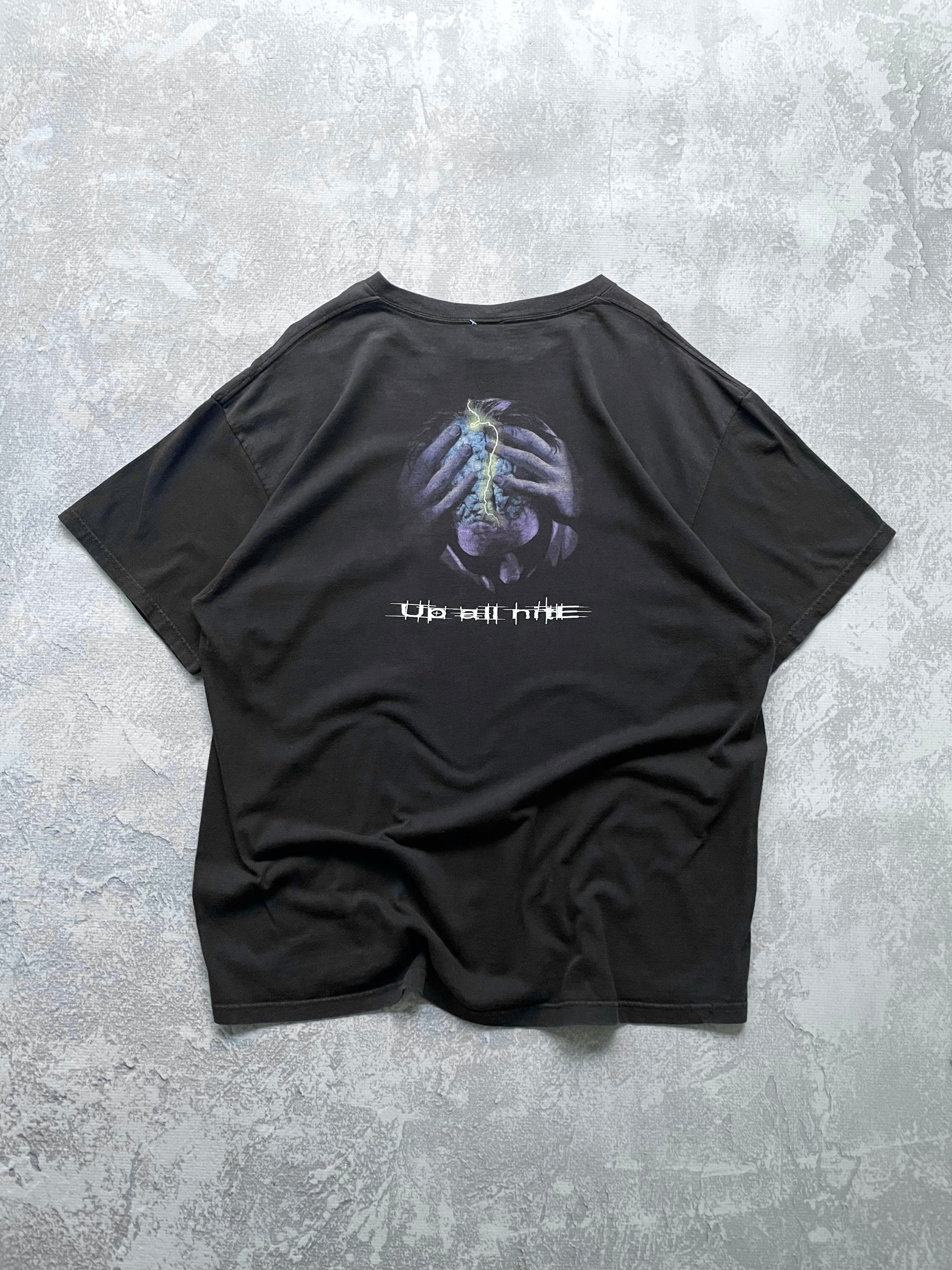 Vintage 90s Asylum Technology Up All Night Tee Shirt - XL