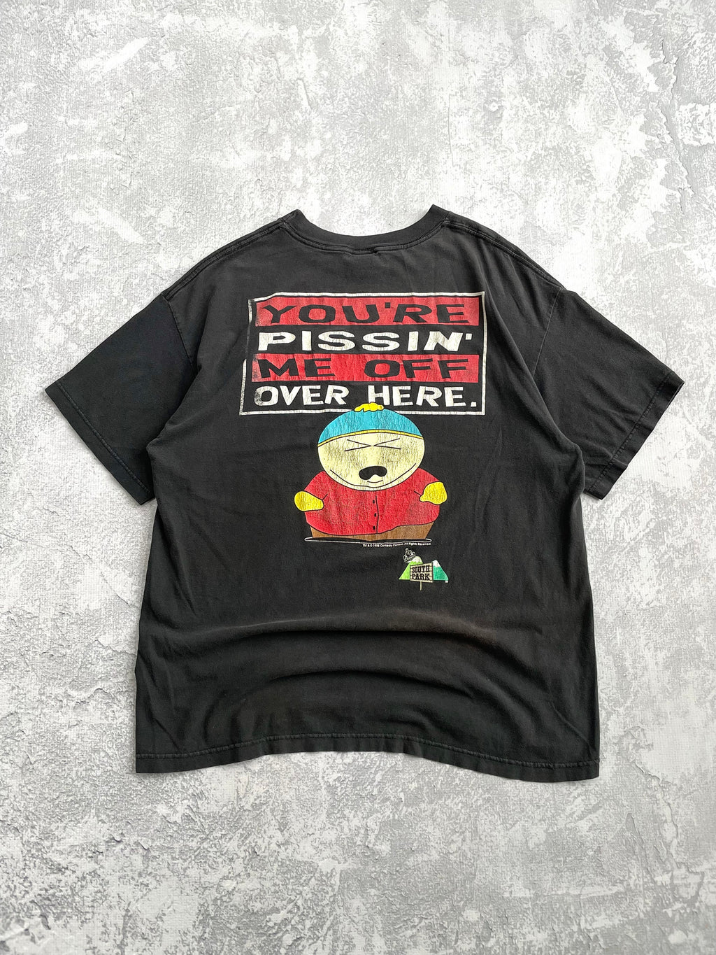 Vintage 1998 South Park Comedy Central Funny Tee Shirt - XL
