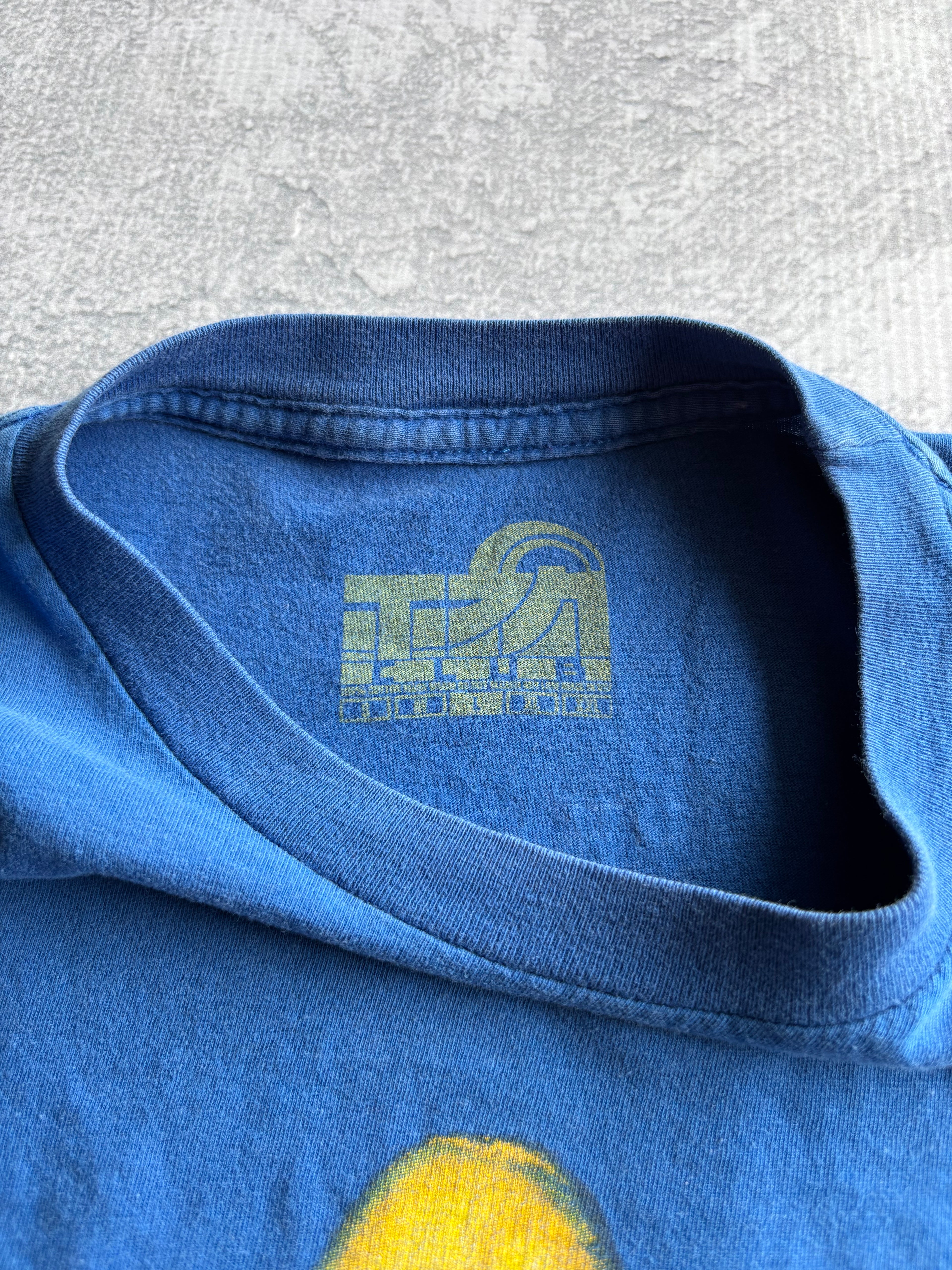 Vintage 2006 Pearl Jam Avocado Tour Blue Tee Shirt - L