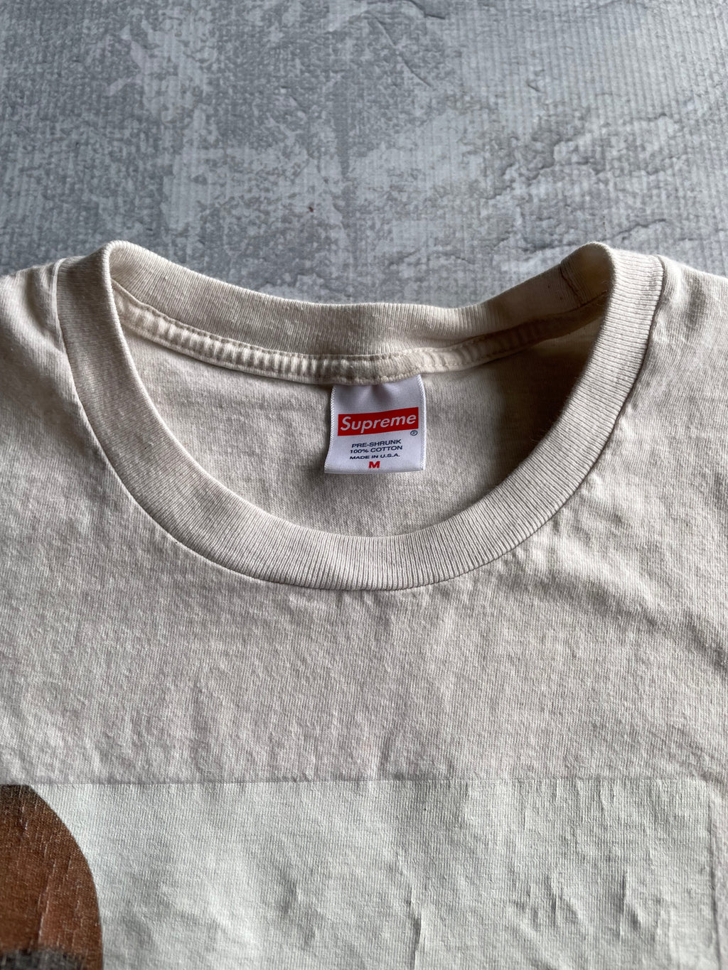 2021 Supreme Water Pistol Natural Tee Shirt - L