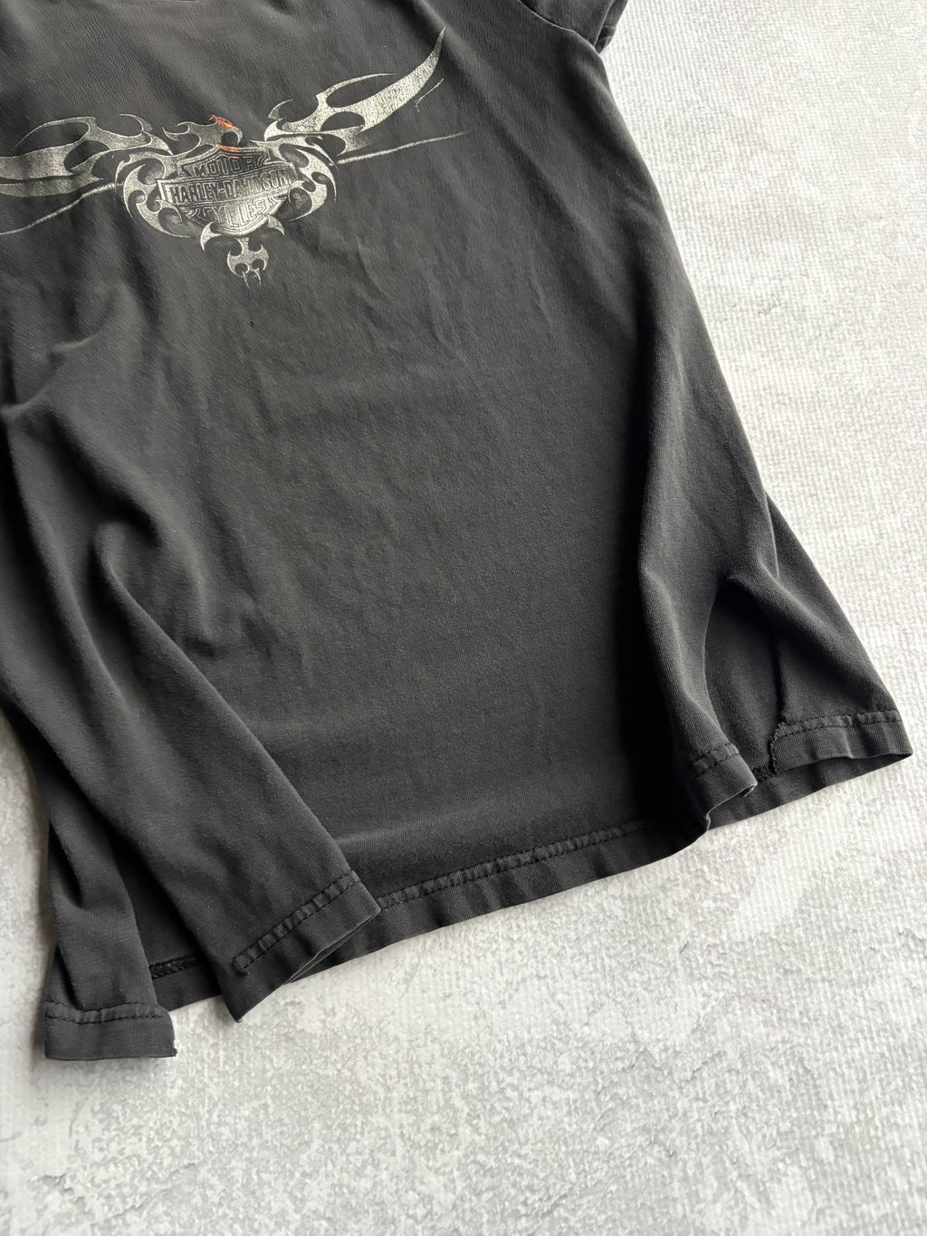 Vintage Harley Davidson Grunge Distressed Tee Shirt - M