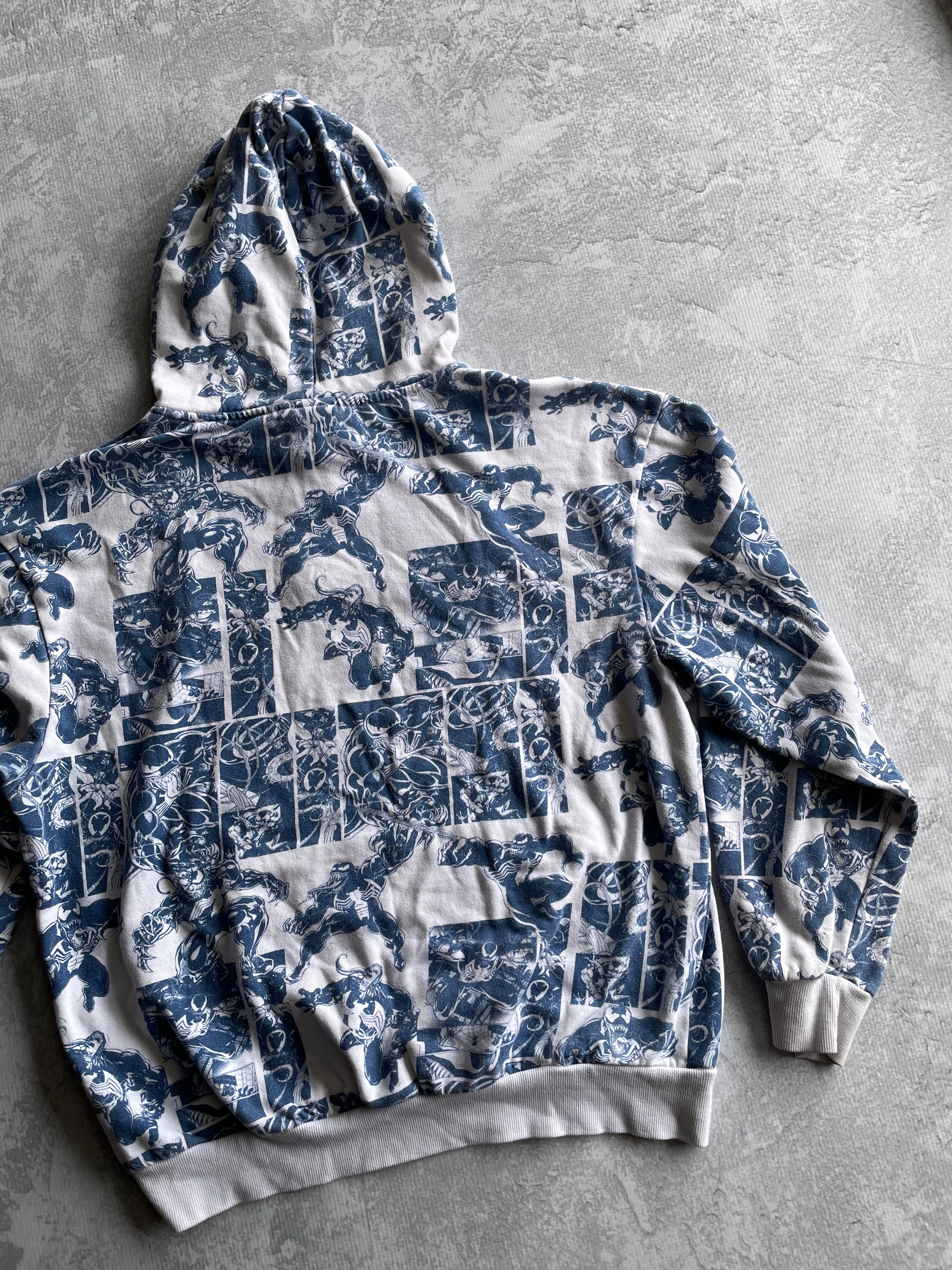 Y2K Marvel Comics Venom AOP Hoodie - XL