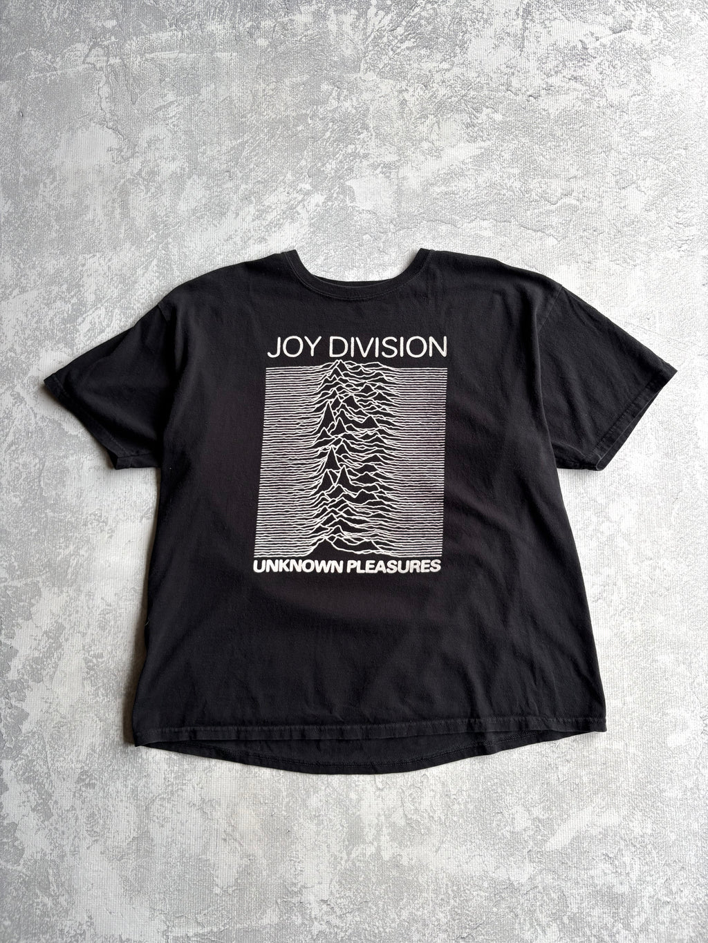 Joy Division Unknown Pleasures Black Tee Shirt - 2XL