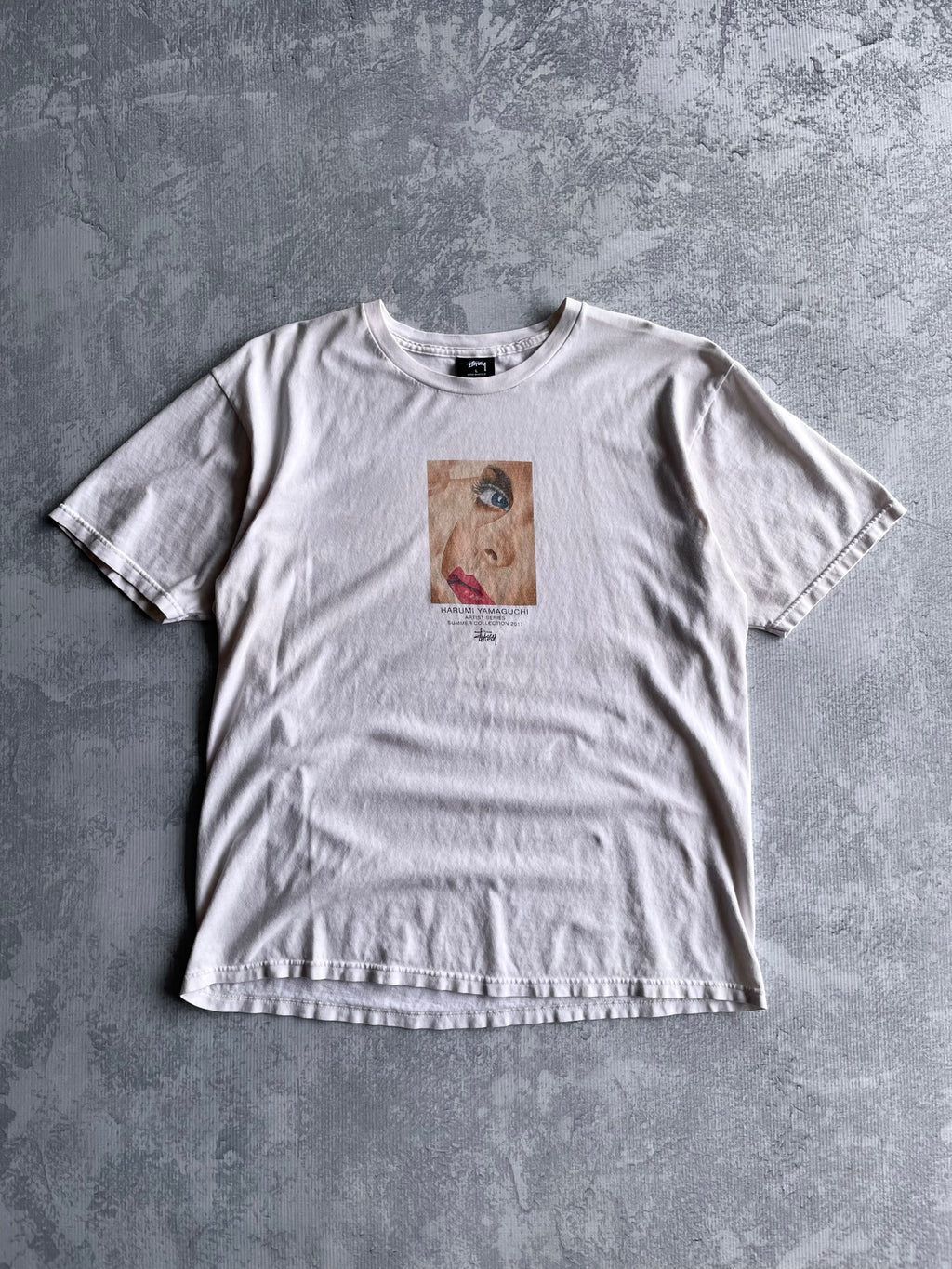 Vintage Stüssy Harumi Yamaguchi Face Tee Shirt - L