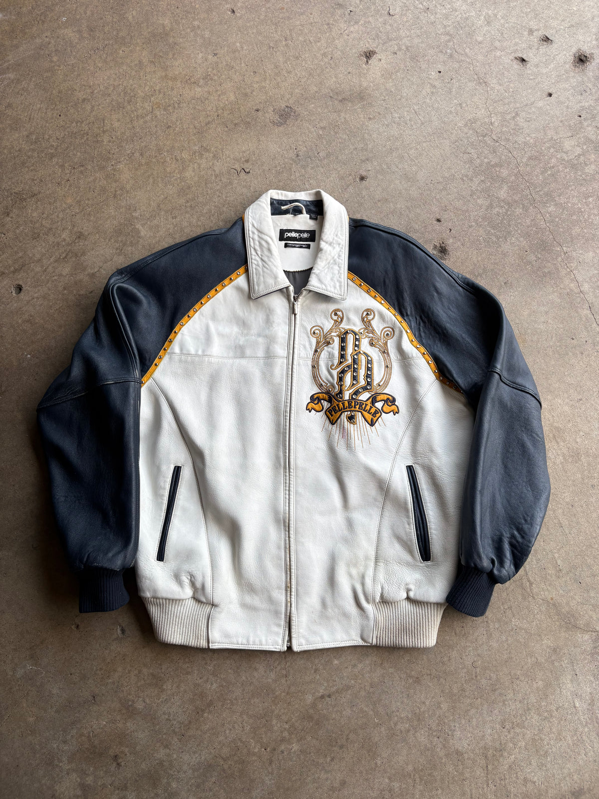 Vintage Marc Buchanan Pelle Pelle Leather Bomber Jacket - 2XL