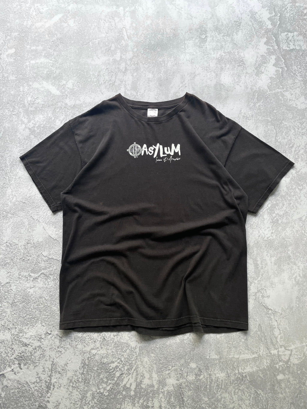 Vintage 90s Asylum Technology Up All Night Tee Shirt - XL