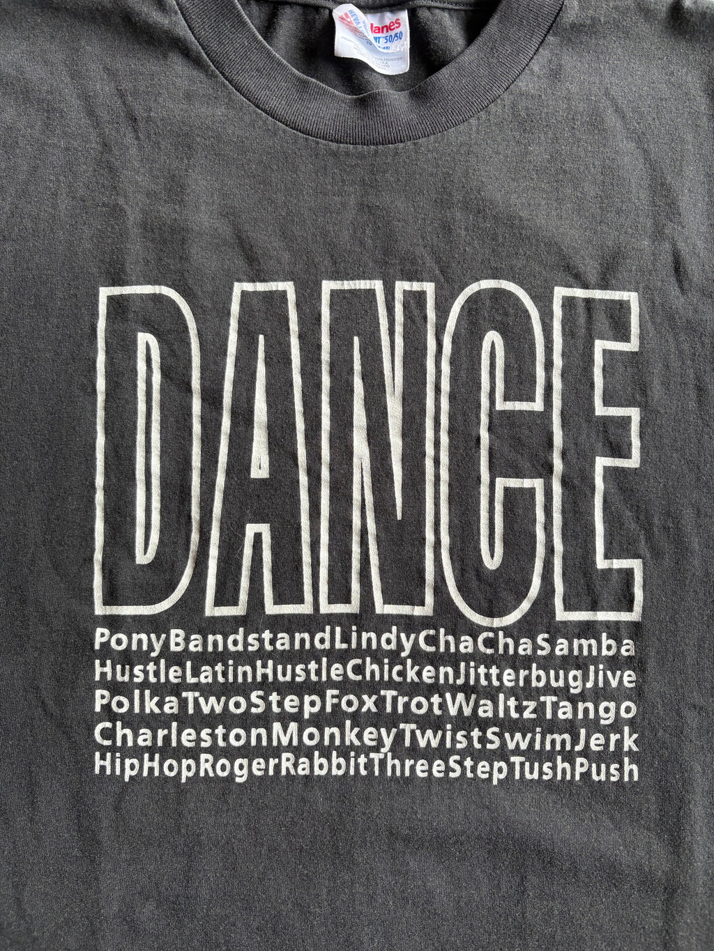 Vintage 90s World Dance Styles Single Stitch Tee Shirt - XL