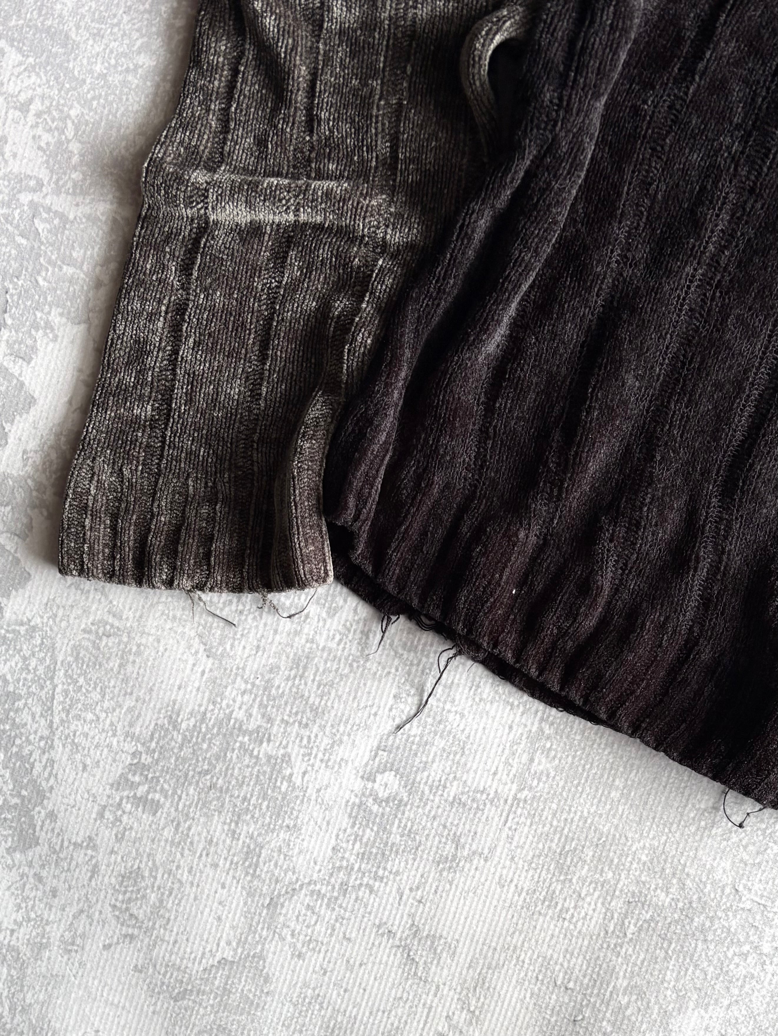 Vintage Croft and Barrow Knit Striped Dark Tone Sweater - M