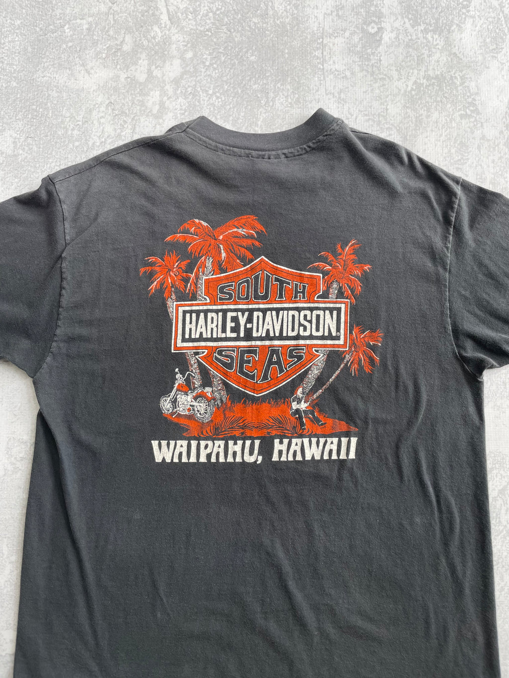 Vintage 90s Harley Davidson Two Types For of Bikers Black Tee Shirt - XL