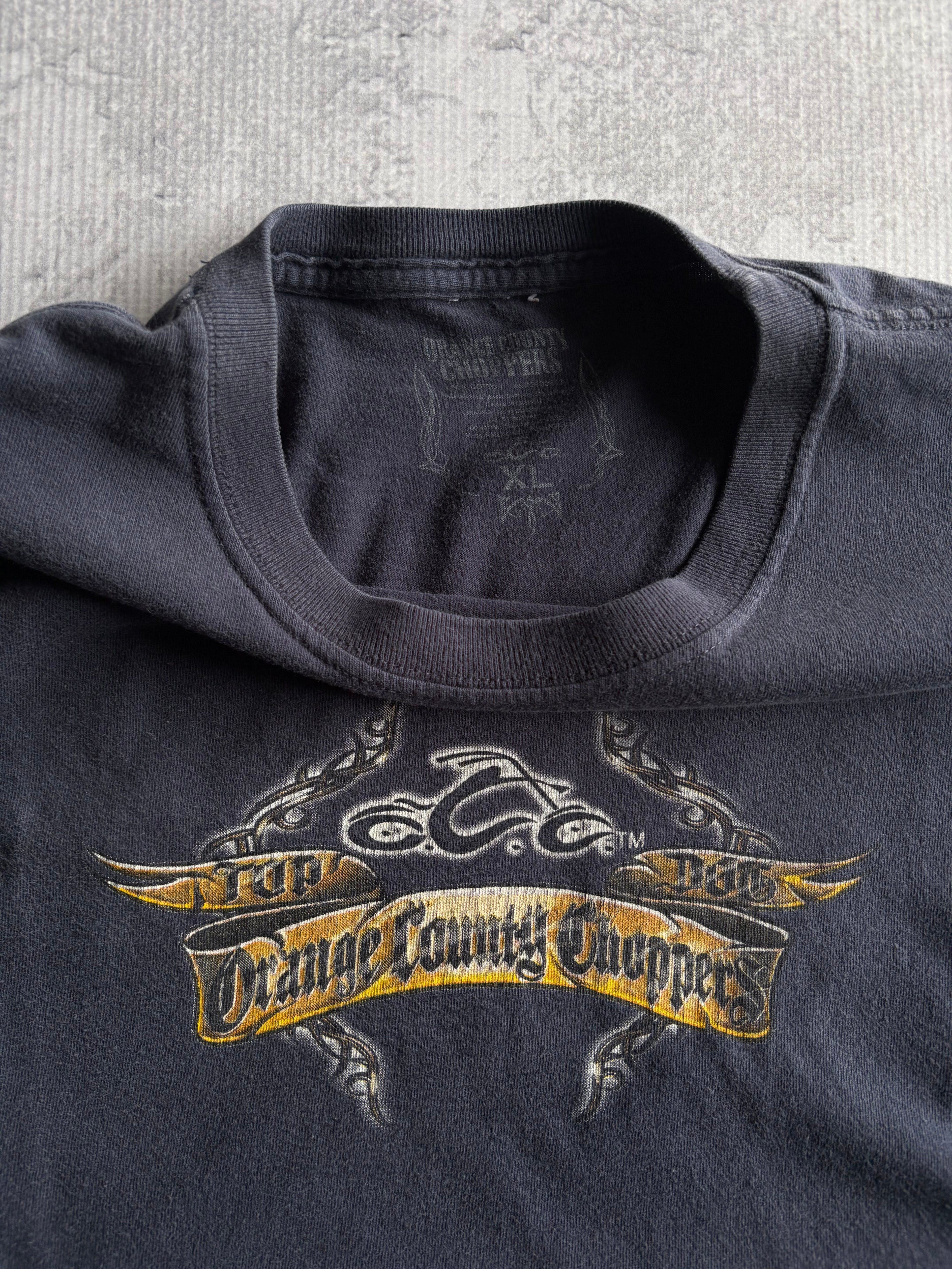Vintage Orange County Choppers Pitbull Navy Tee Shirt - XL