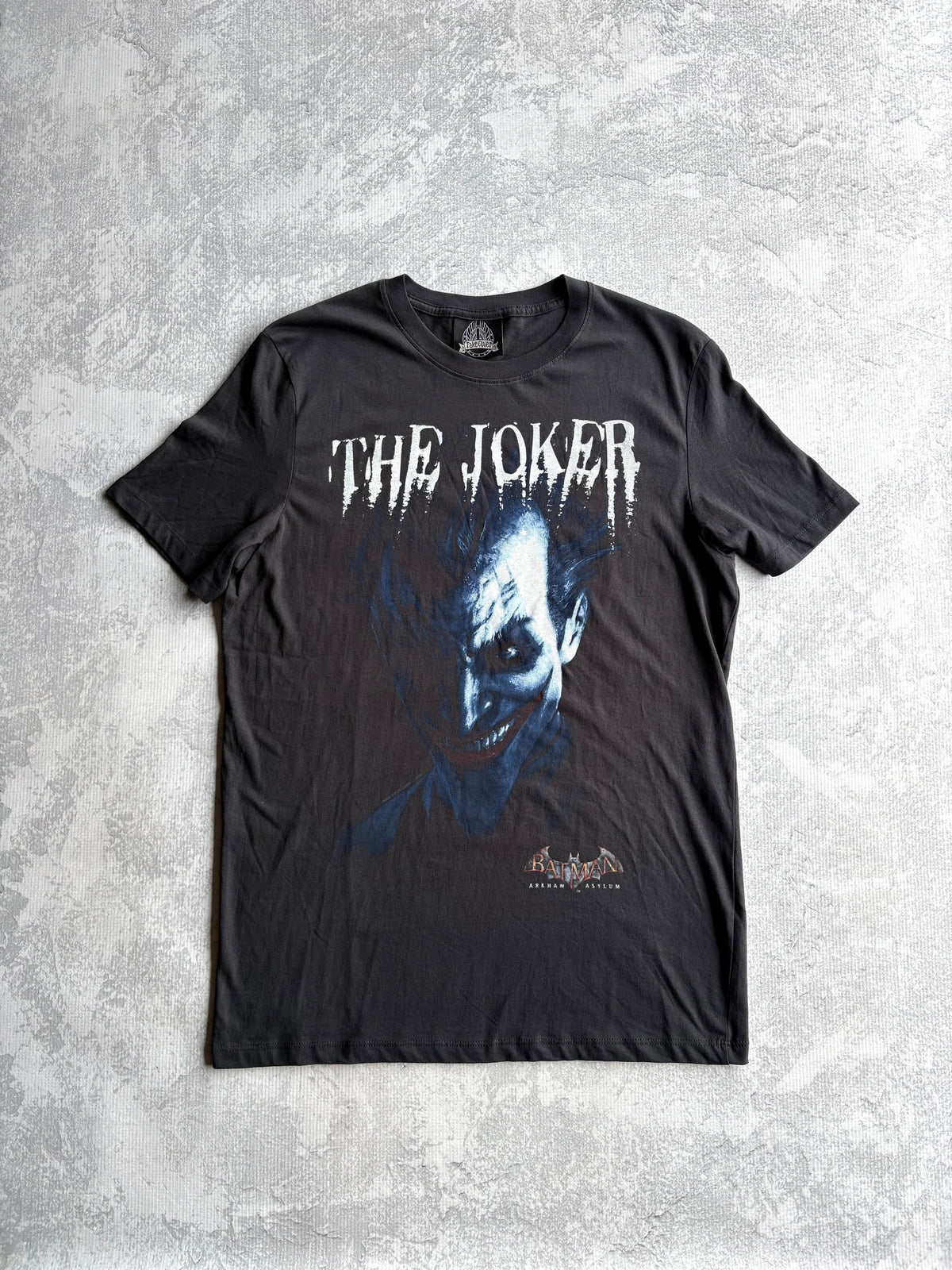 Vintage Batman Arkham Asylum Joker Video Game Promo Tee Shirt - L