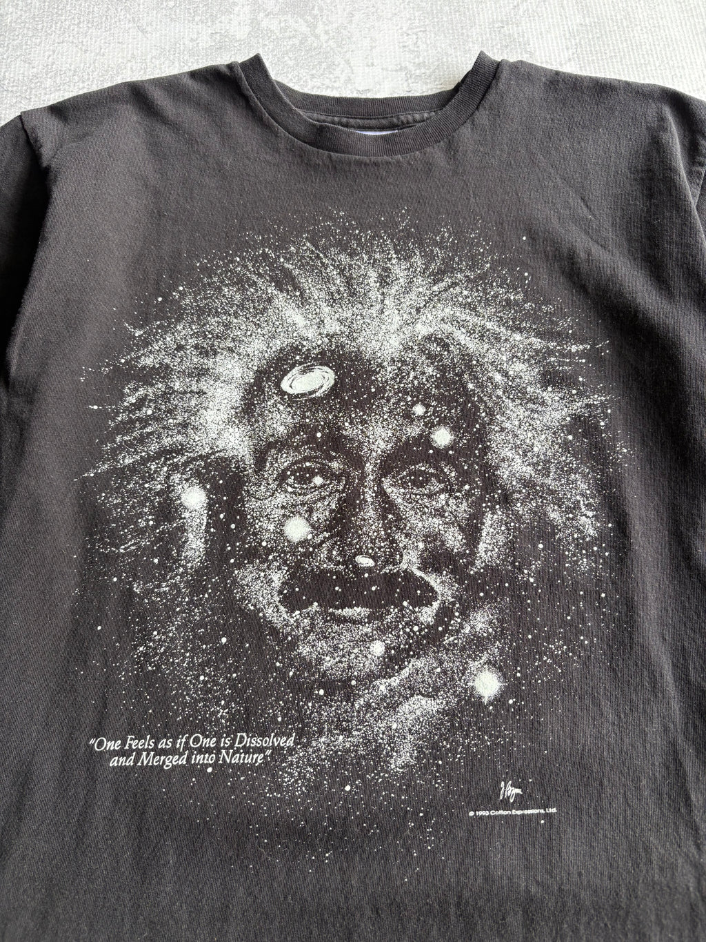 Vintage 1993 Albert Einstein Galaxy Glow in the Dark - M