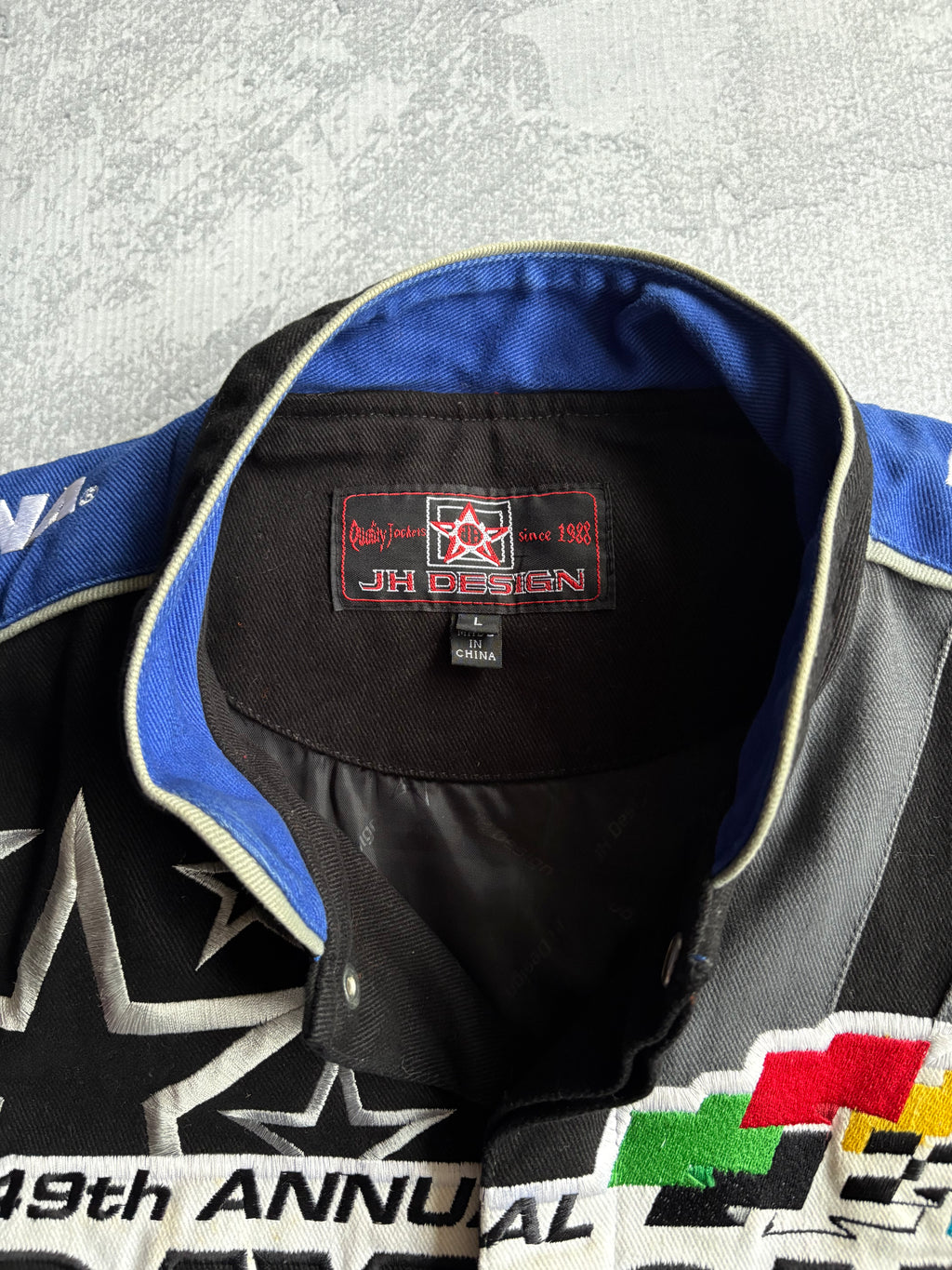 Vintage 2000s Daytona 500 Multicolor Racing Jacket - L
