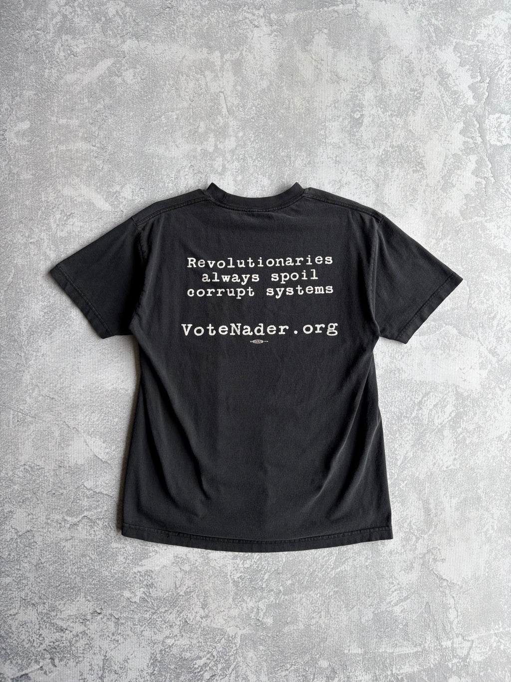 Vintage Ralph Nader Revolutionary Faded Tee Shirt - L