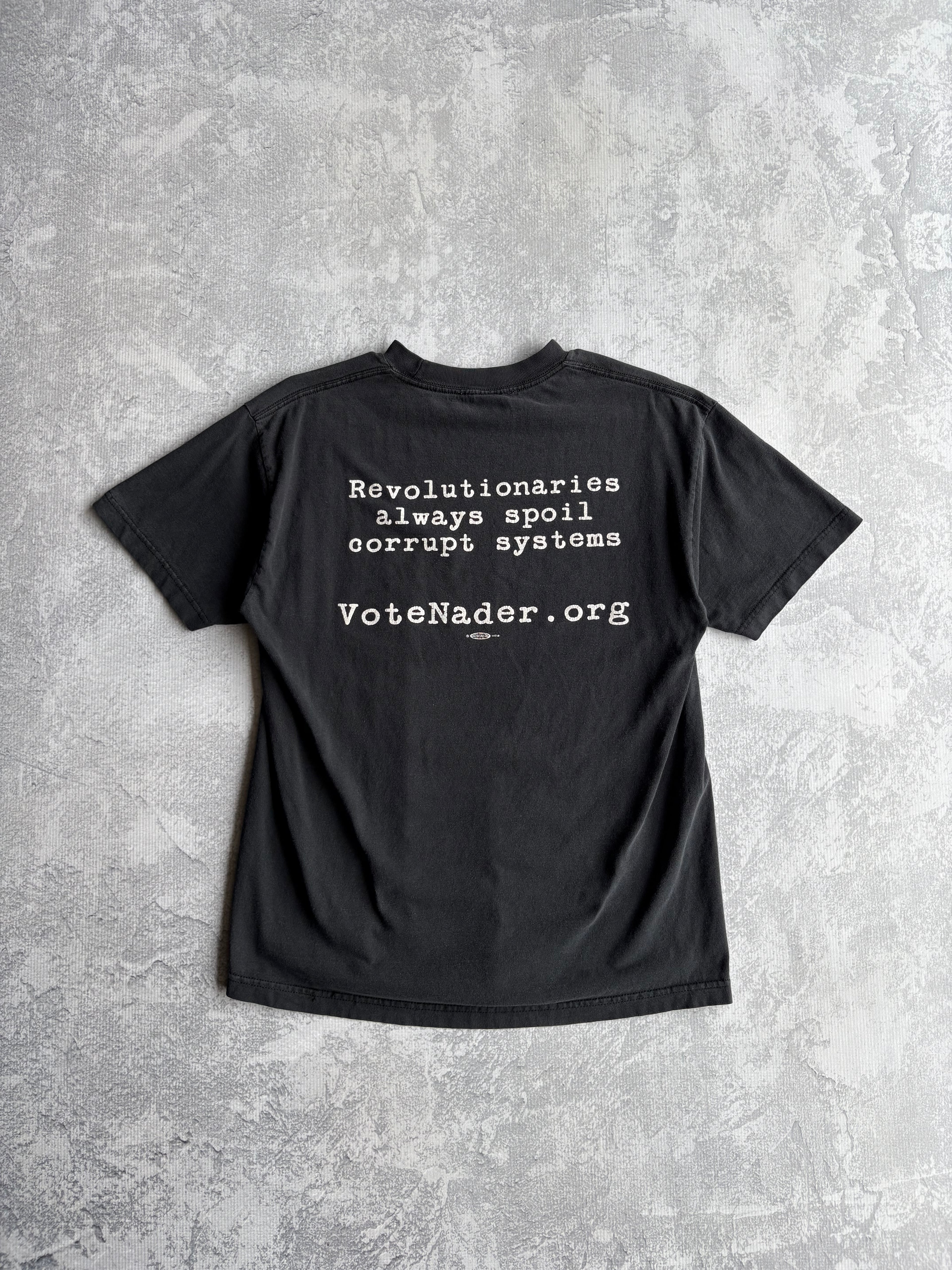 Vintage Ralph Nader Revolutionary Faded Tee Shirt - L