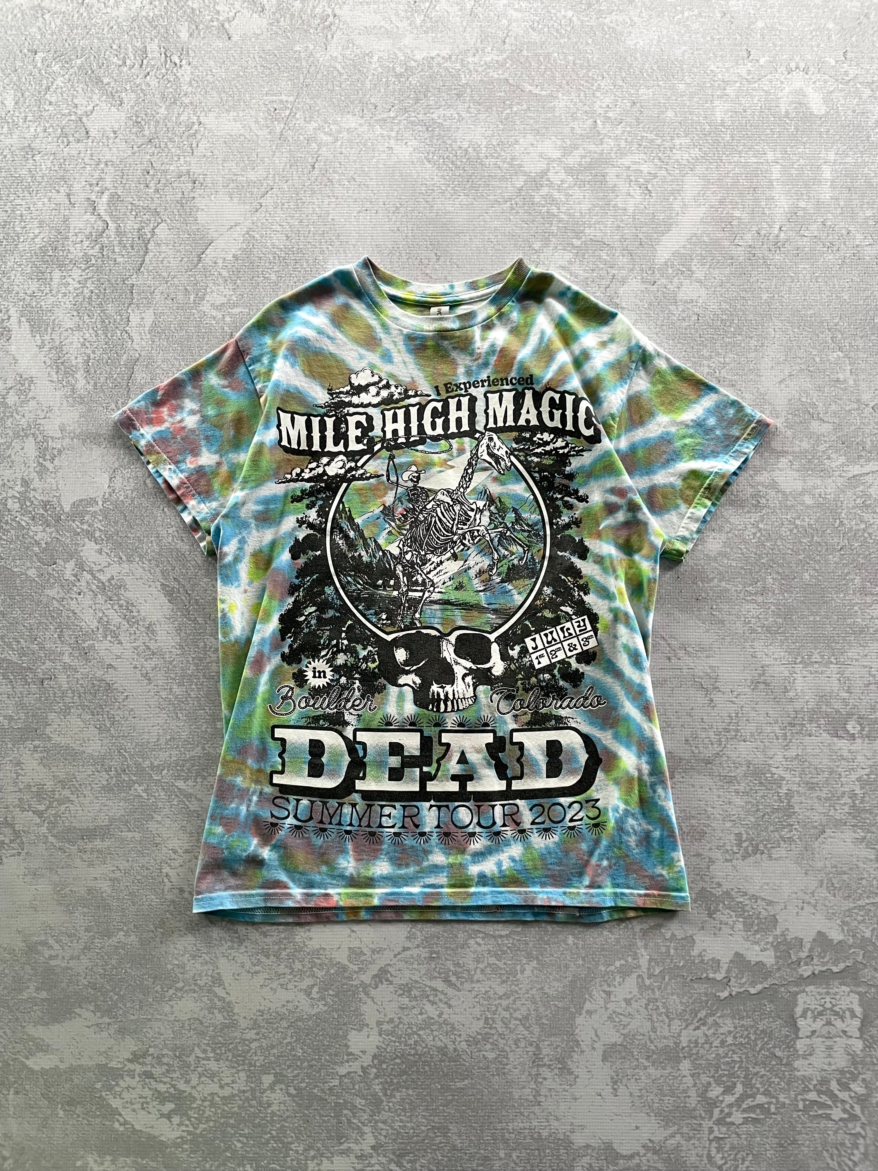 2023 Grateful Dead Concert Tie Dye Tee Shirt - M