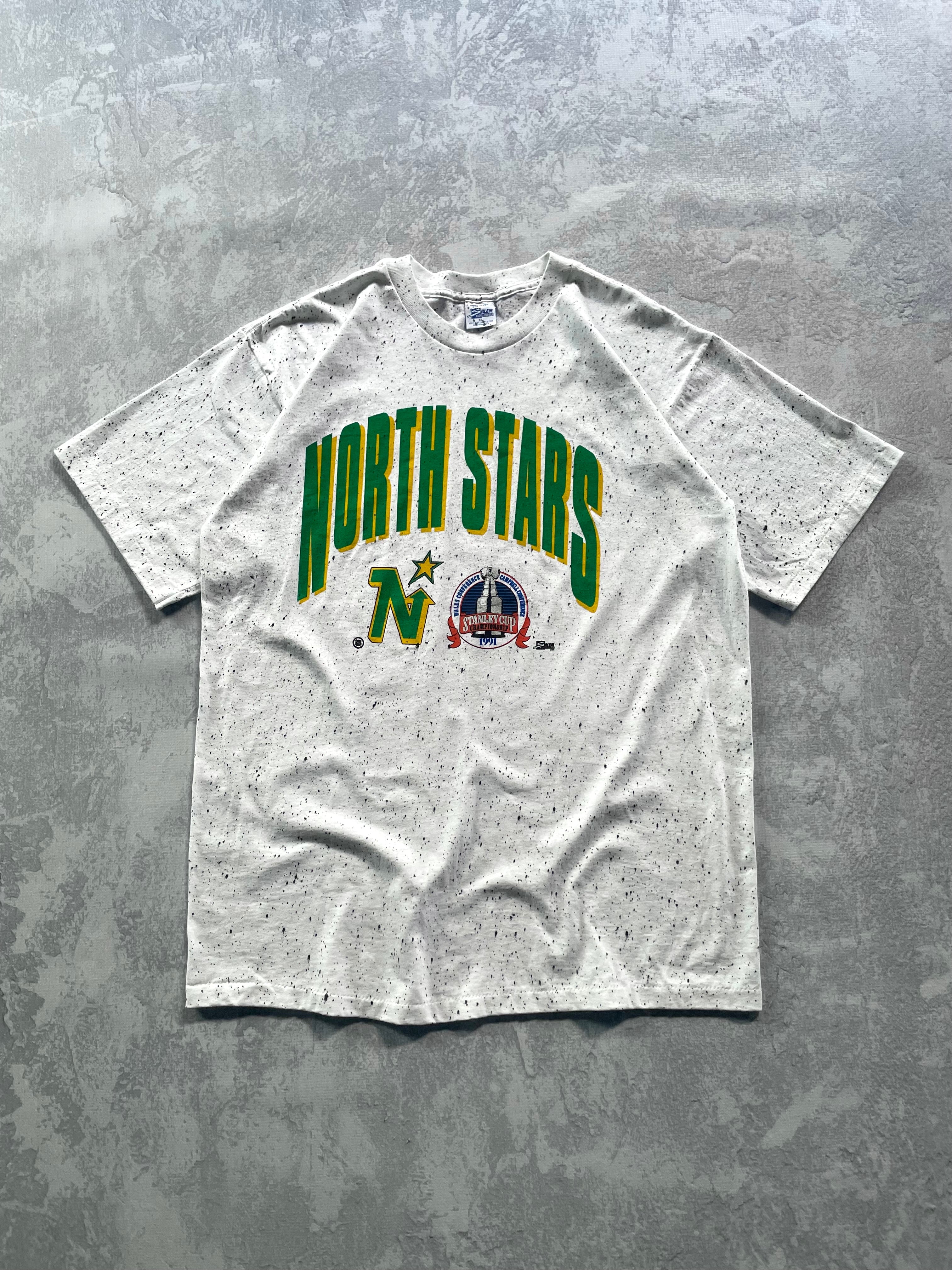 Vintage 1991 North Stars Stanley Cup Champions Salem Sportswear AOP Tee Shirt
- XL