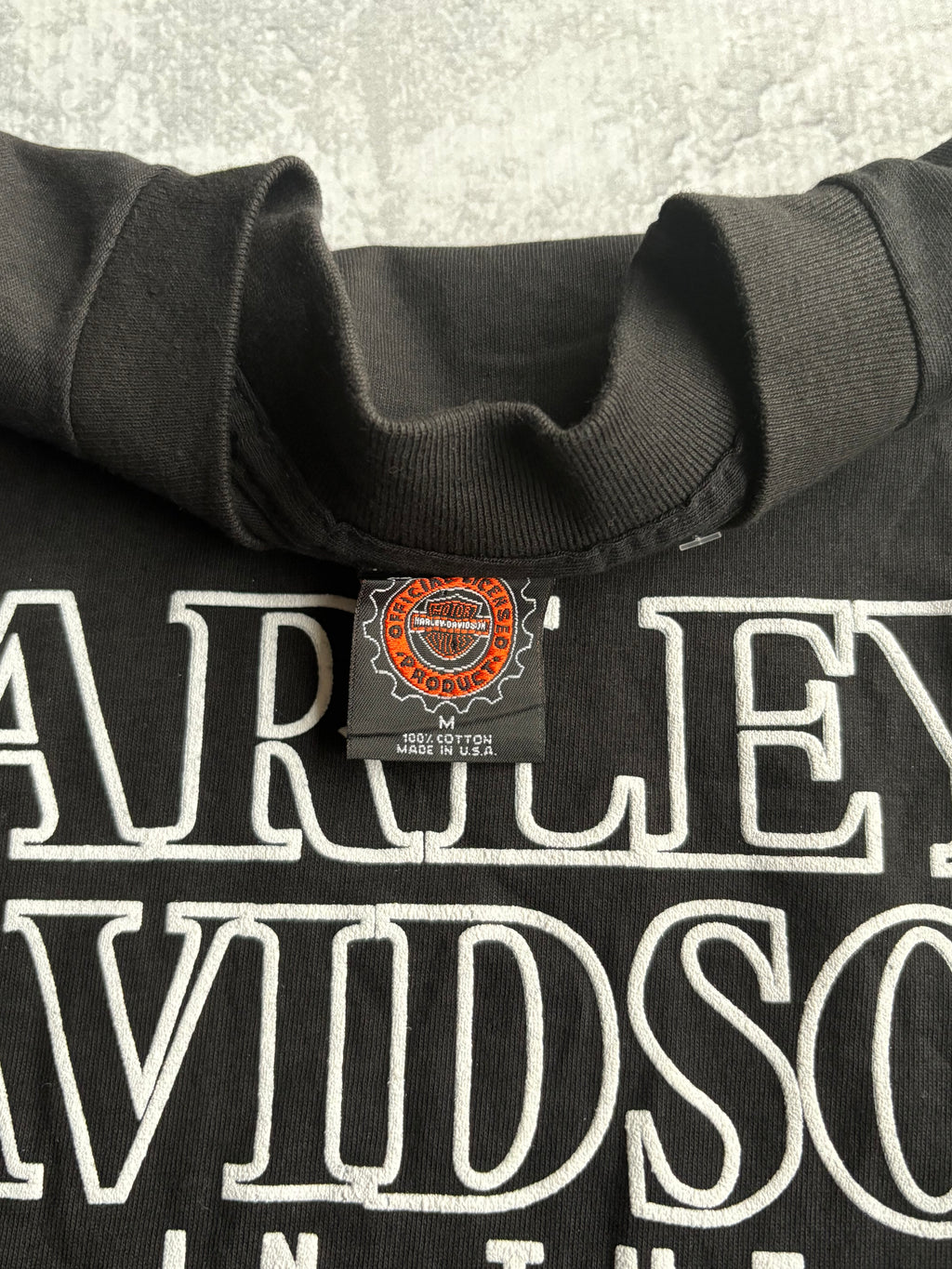 Vintage 1996 Harley Davidson Spell Out Tee Shirt - M