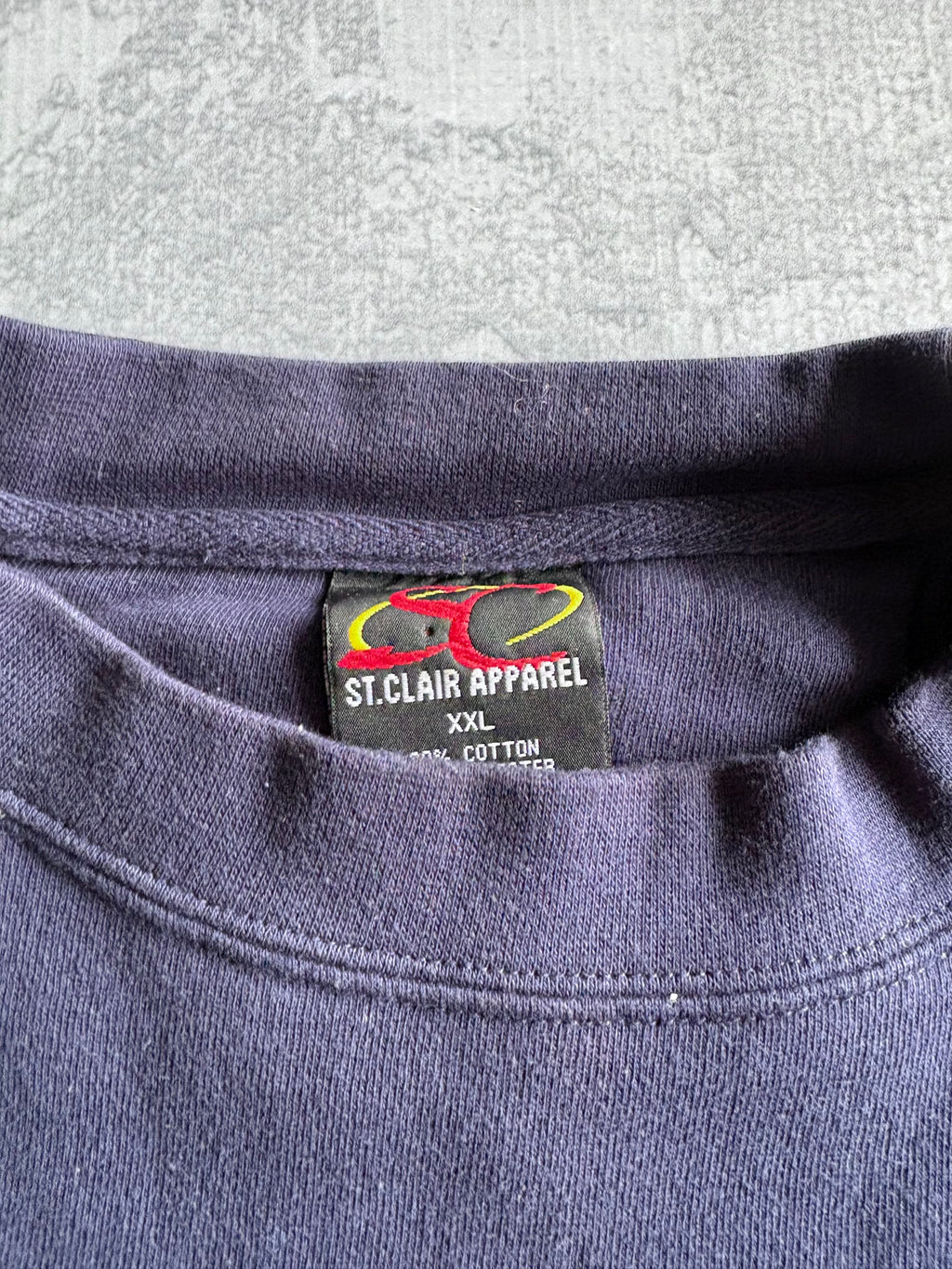 Vintage Y2K Daytona Racing Navy Crewneck Sweater -2XL