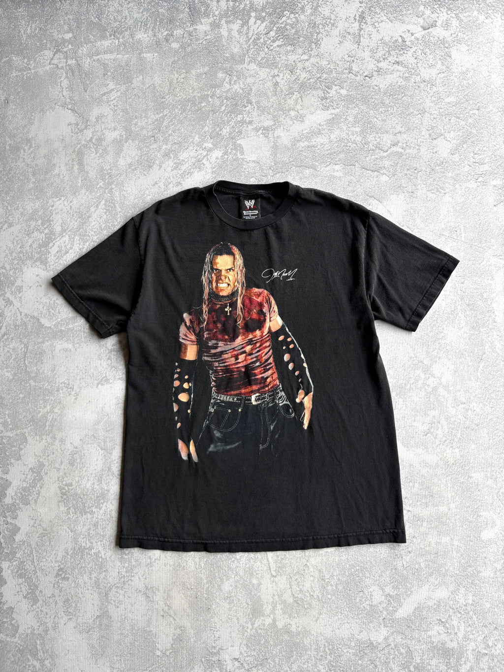 Vintage 2002 WWE Jeff Hardy Shirt Expand Your Imagination Tee 
- L