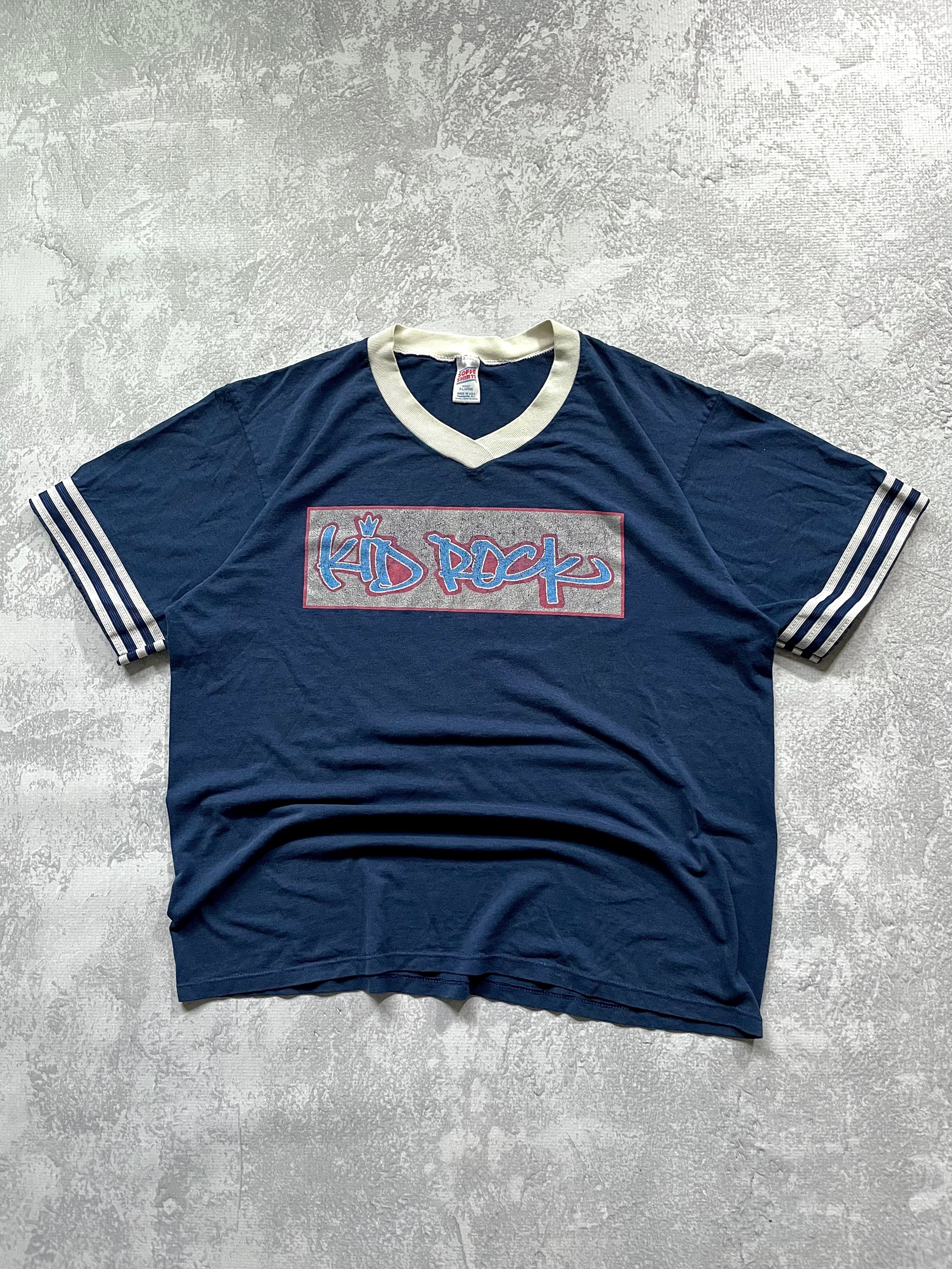 Vintage 90s Kid Rock Ringer Tee Shirt - XL