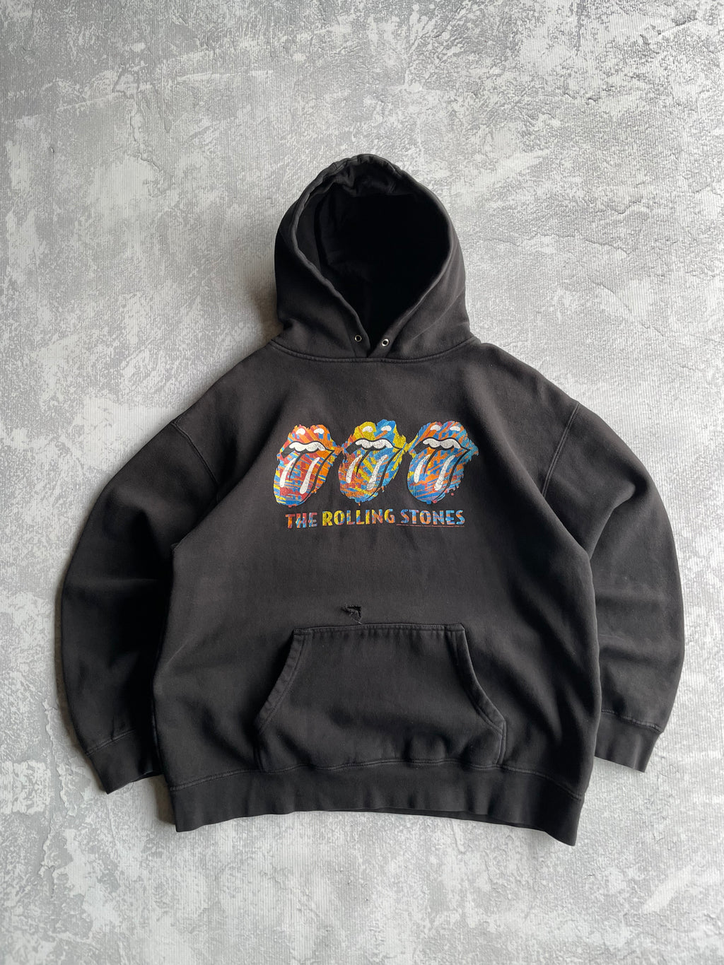 Vintage 2000s The Rolling Stones Boxy Band Hoodie - L