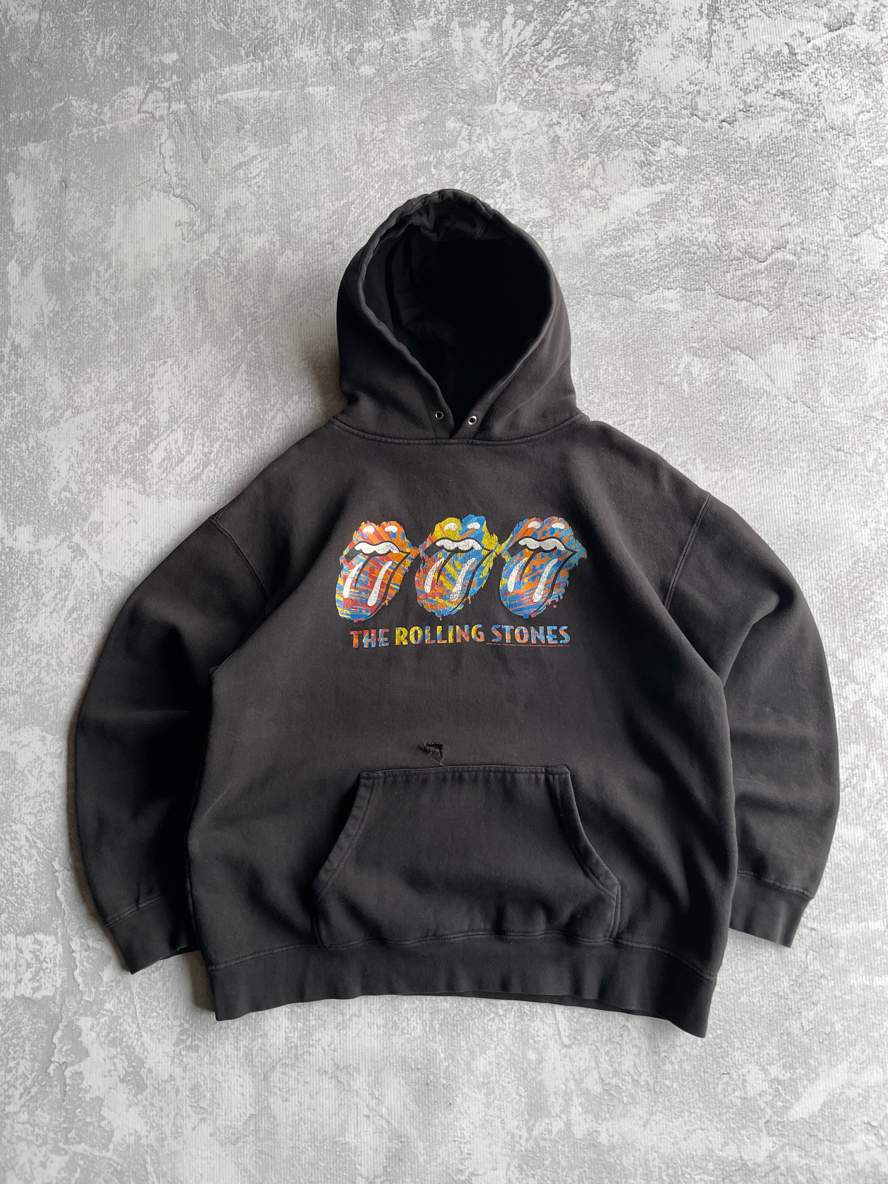 Vintage 2000s The Rolling Stones Boxy Band Hoodie - L