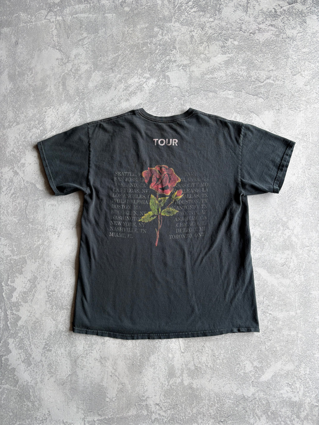 2013 Kanye West Yeezus Tour Merch Reaper Black Tee Shirt - L