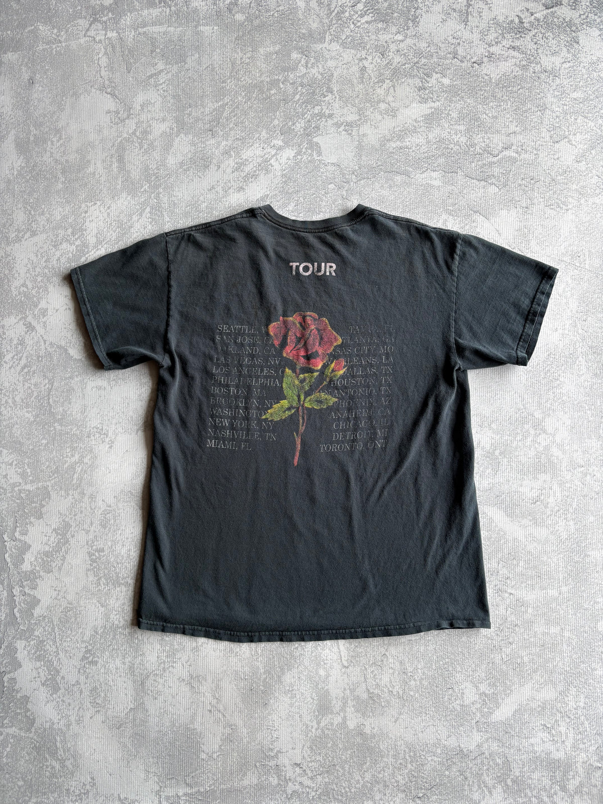 2013 Kanye West Yeezus Tour Merch Reaper Black Tee Shirt - L