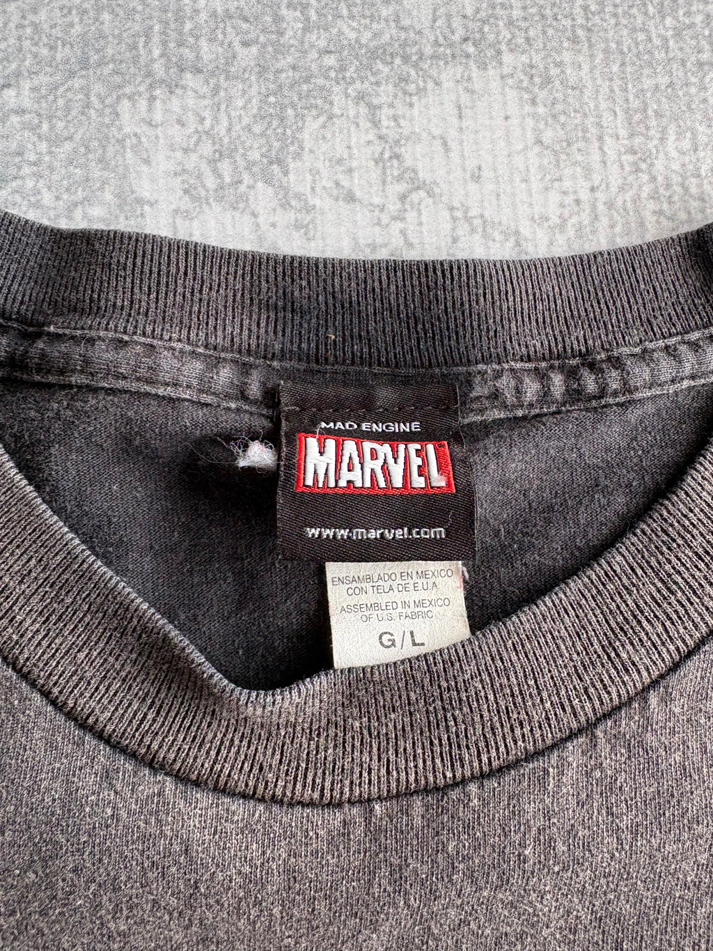 Vintage 2000s Marvel Comics Mad Engine Venom AOP Faded Tee Shirt - L