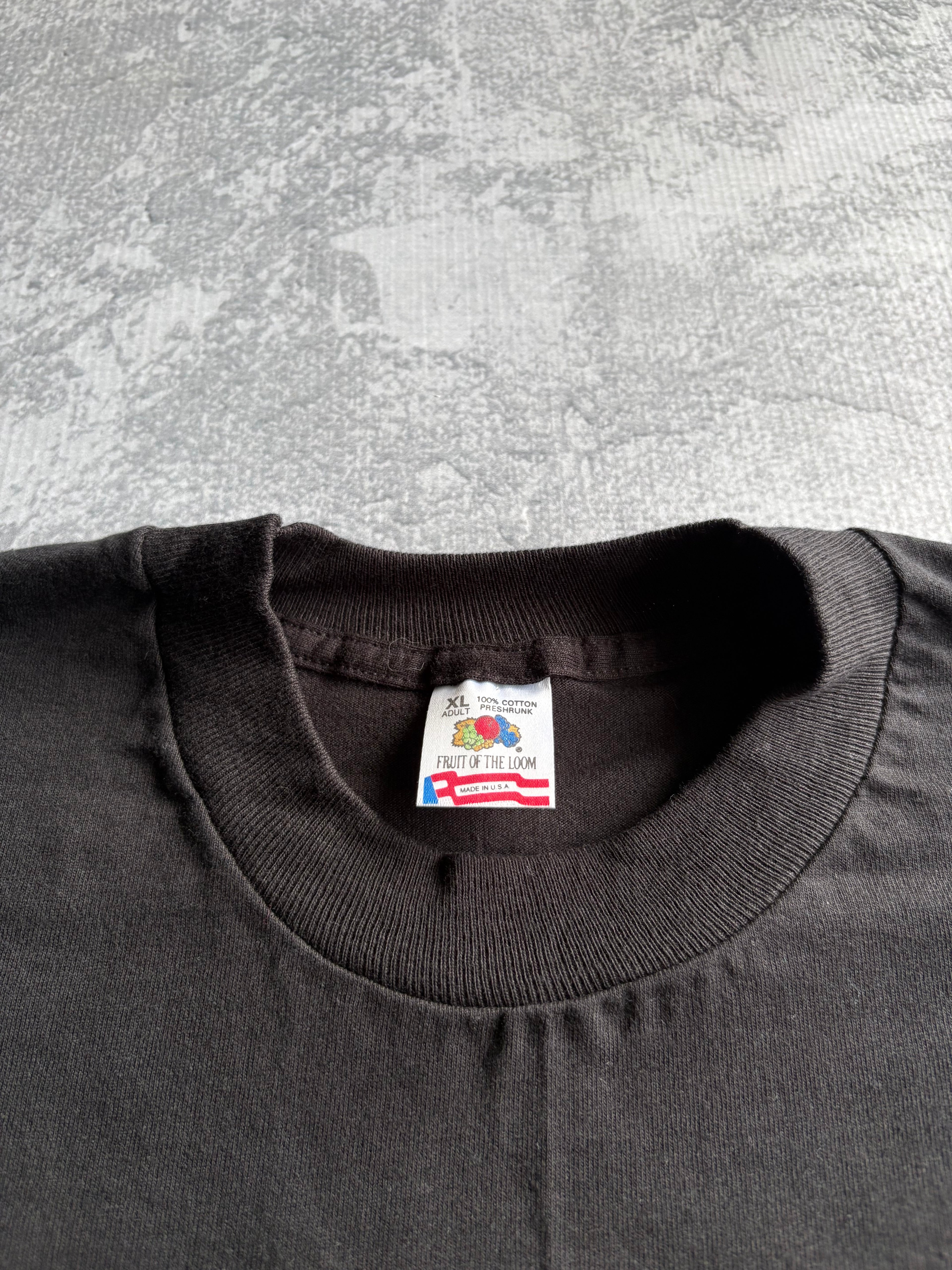 Vintage RARE 90s Halloween Haunt Glow In The Dark Horror Tee Shirt - XL