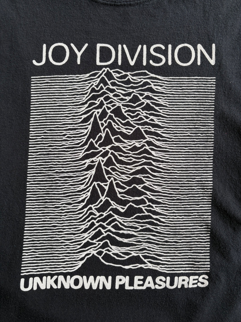 Joy Division Unknown Pleasures Black Tee Shirt - 2XL