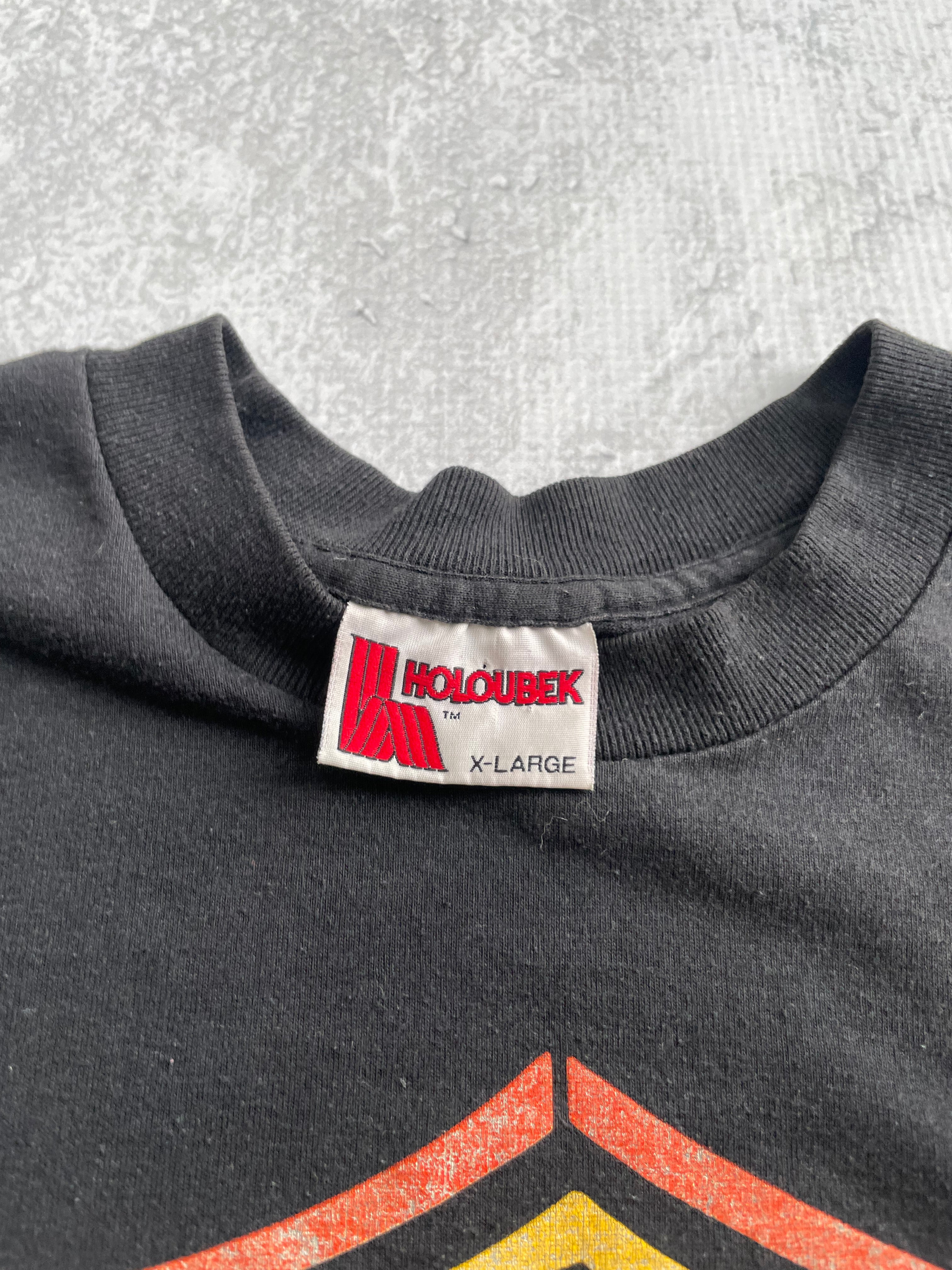 Vintage 90s Harley Davidson Big Logo Black Tee Shirt