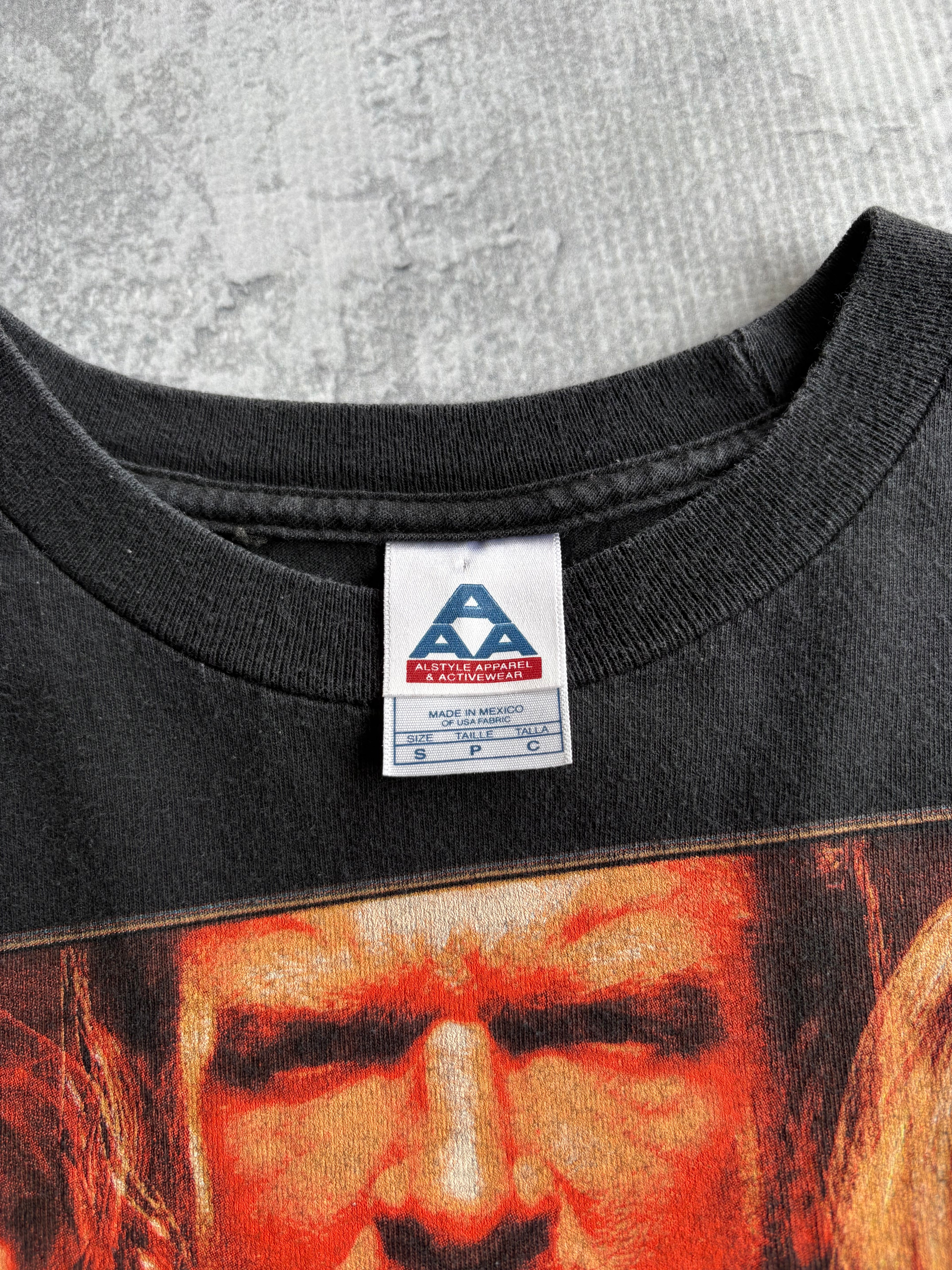 Vintage 2000s WWE RAW Smack Down Supershow Wrestling Black Tee Shirt - S