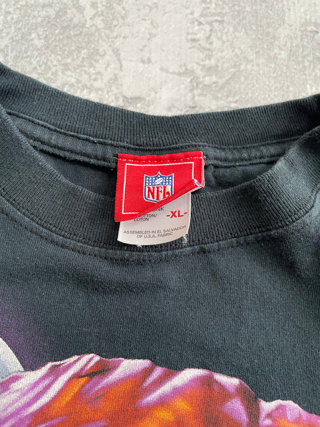 2000s Tampa Bay Buccaneers NFL Skull Liquid Blue Tee Shirt - XL