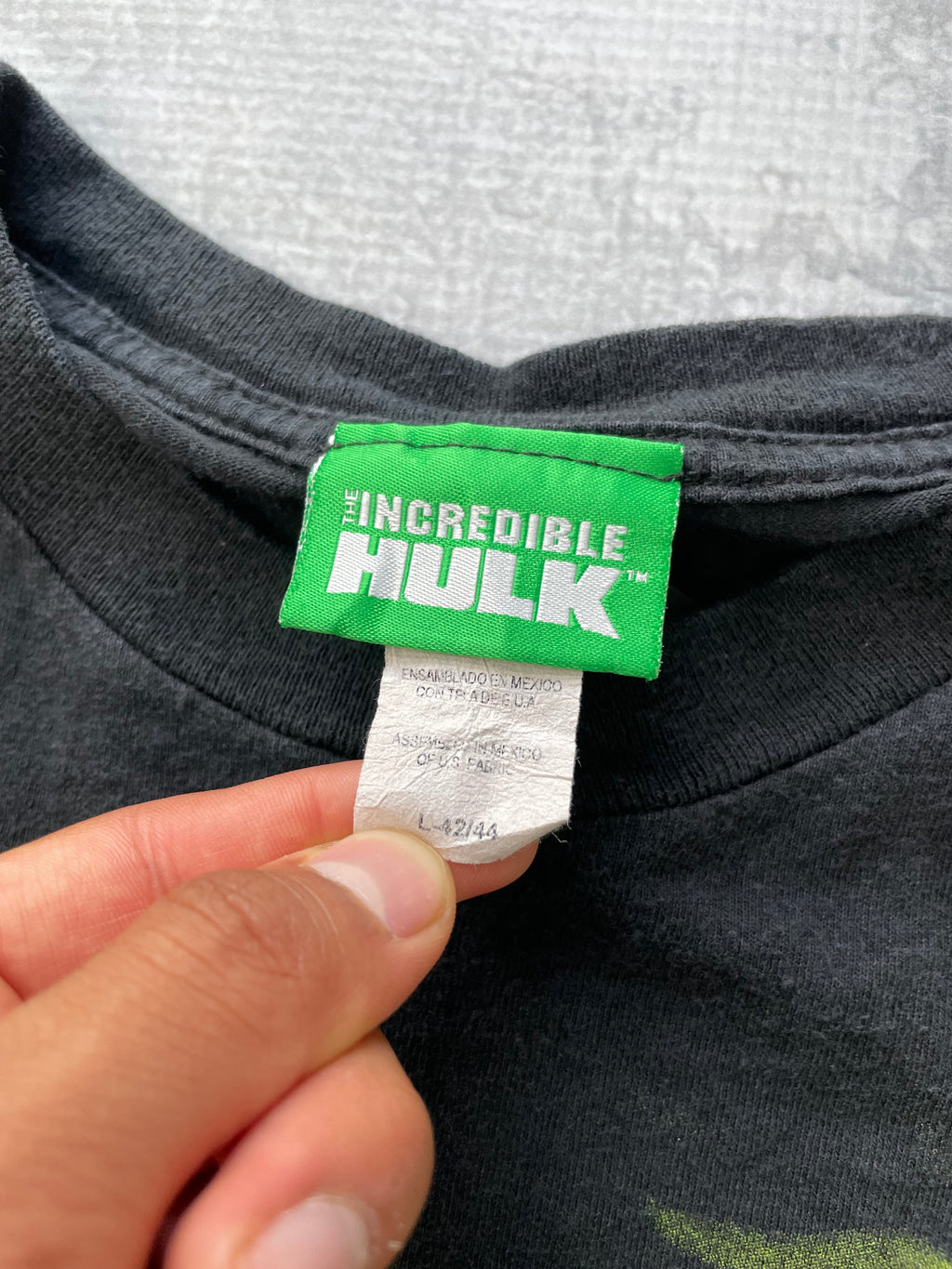 Vintage 2002 Marvel Hulk Big Face Tee Shirt