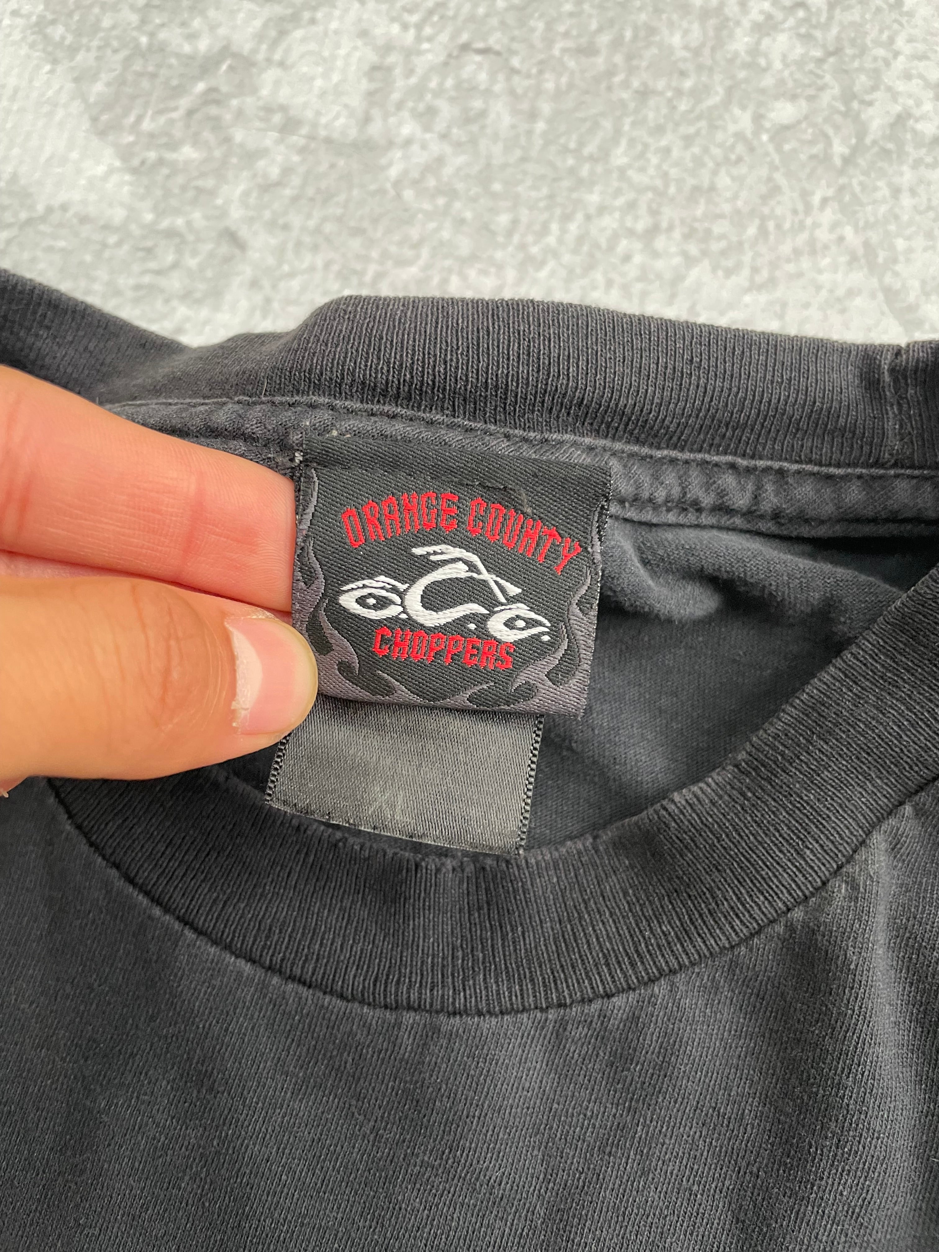 Vintage 2000s Orange County Choppers Wanted Biker Tee Shirt - XL