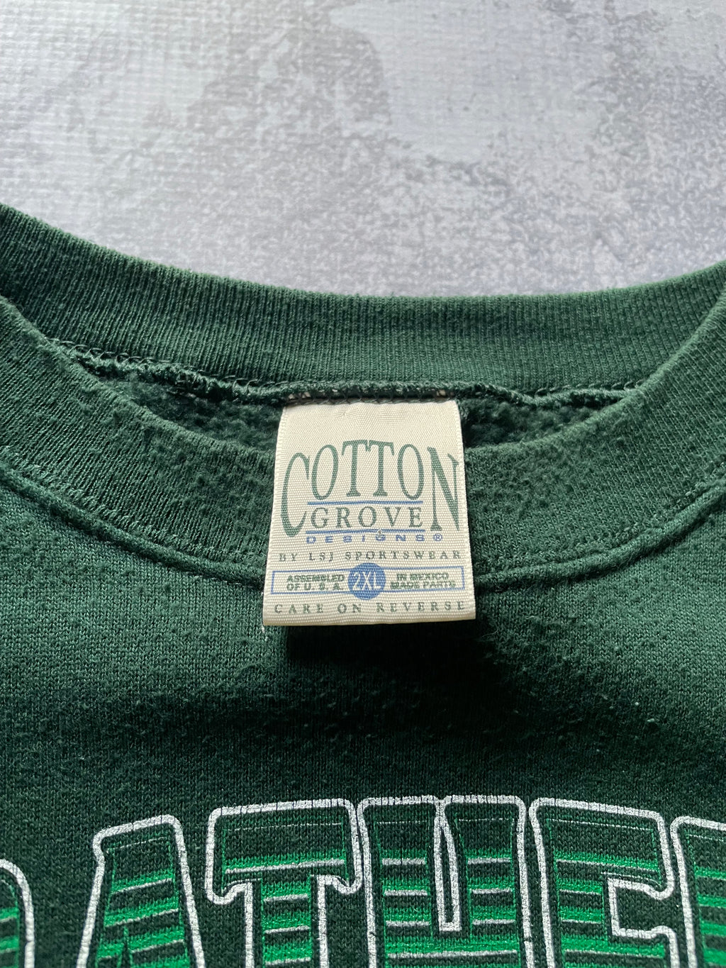 Vintage 90s I’d Rather be Hunting Green Sweater - 2XL