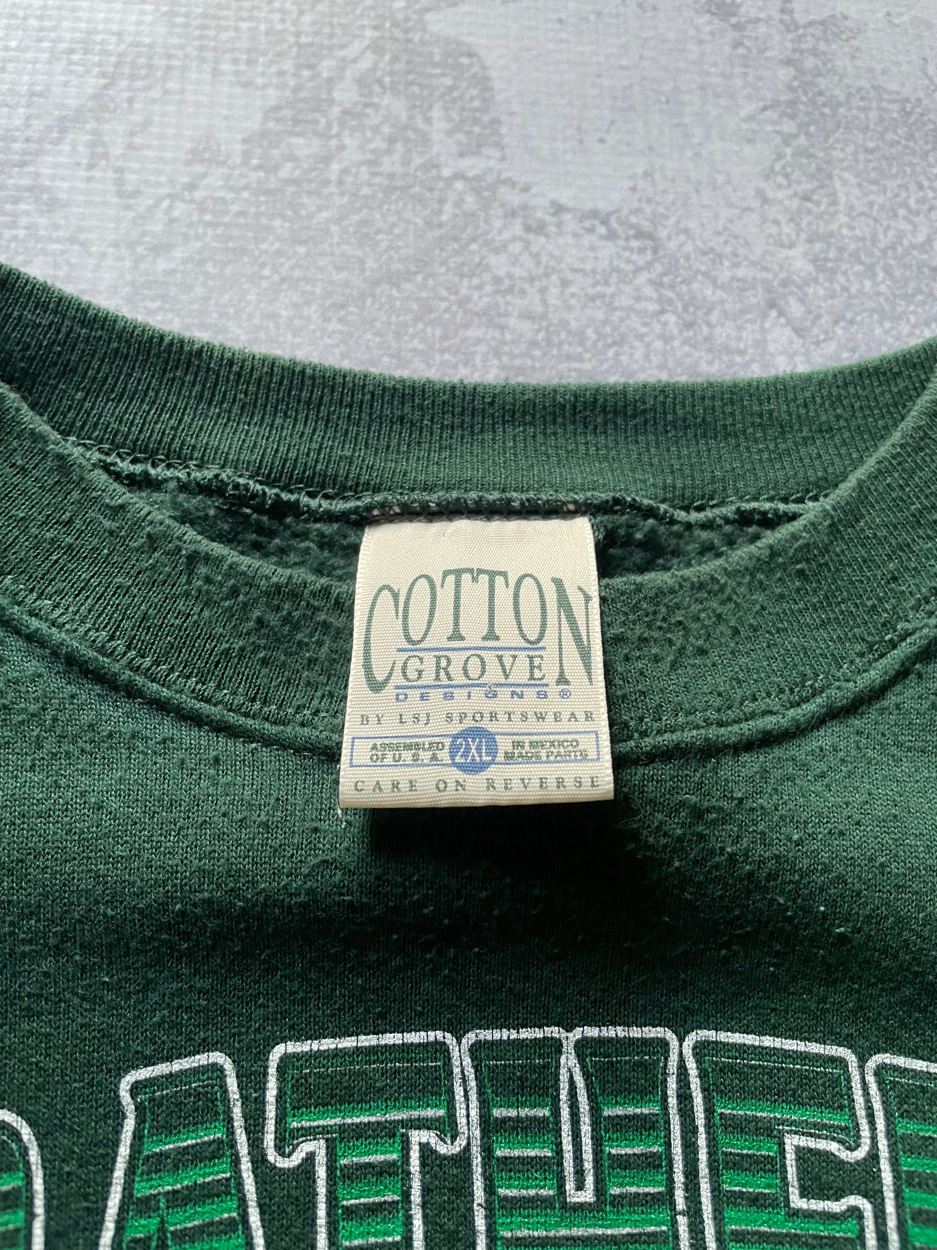 Vintage 90s I’d Rather be Hunting Green Sweater - 2XL