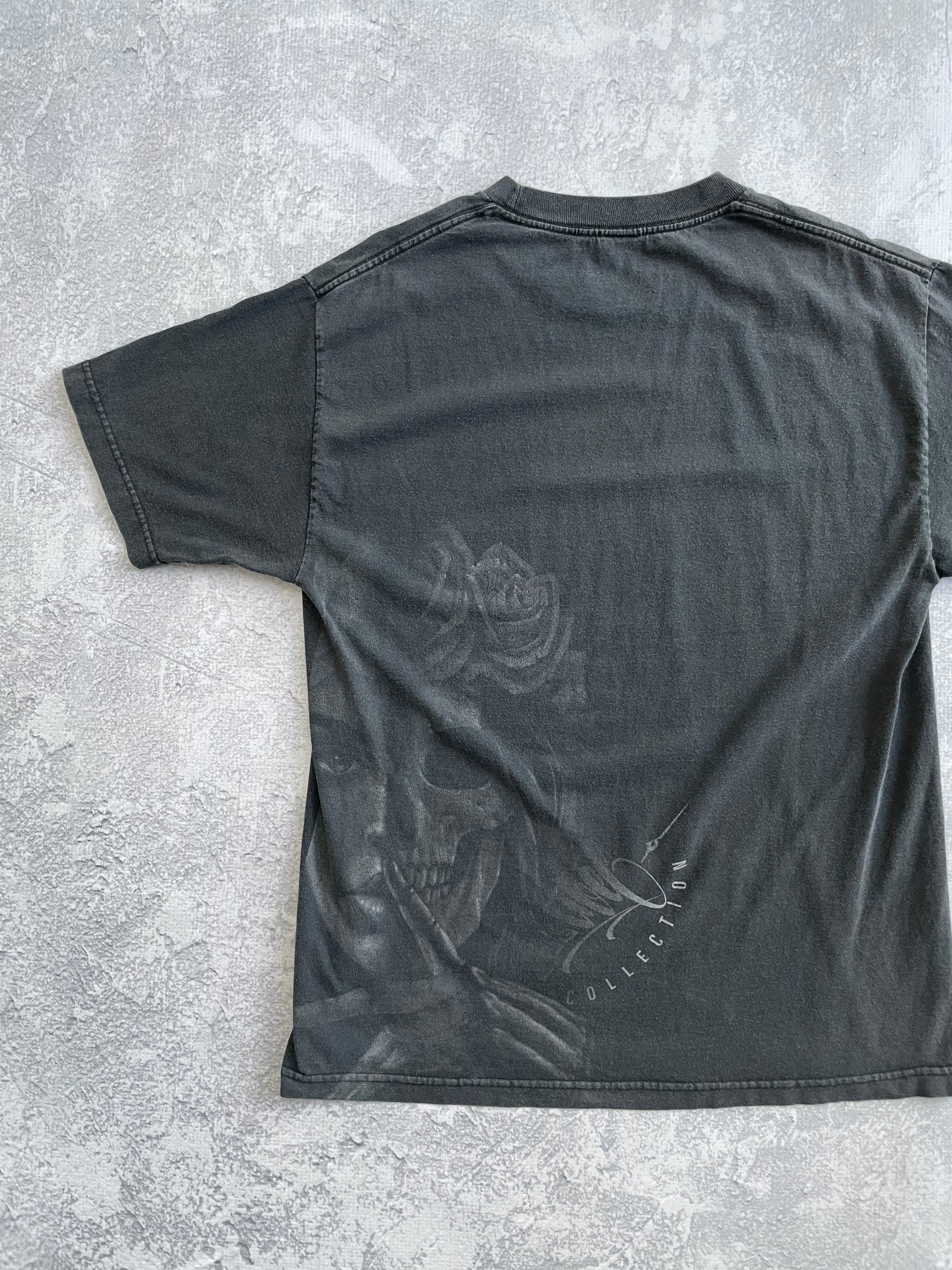 Vintage 2000s OG Abel Skull Girl Art Tee Shirt - XL