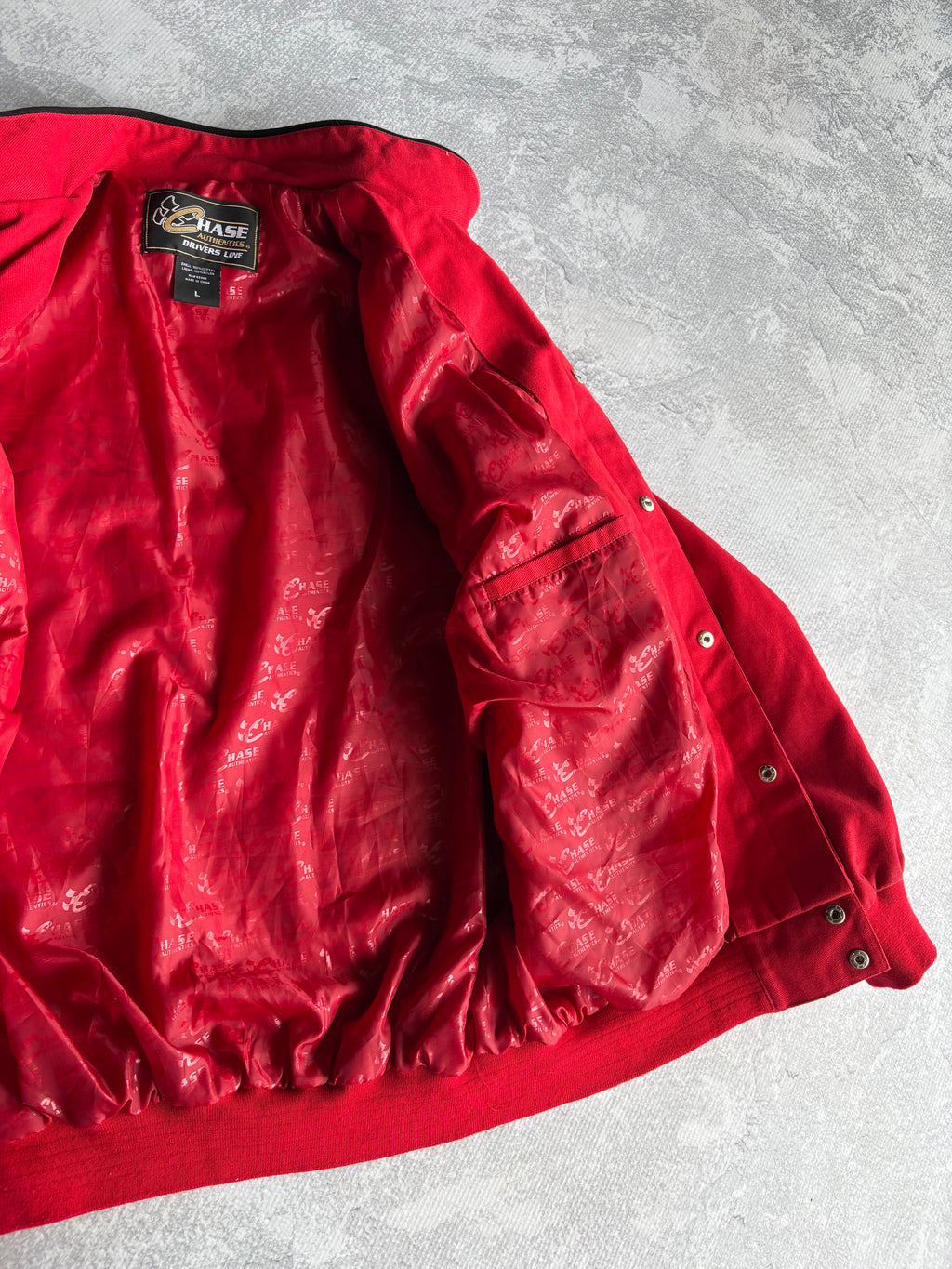 Vintage 90s Dale Earnhardt Jr NASCAR Budweiser Red Jacket - L