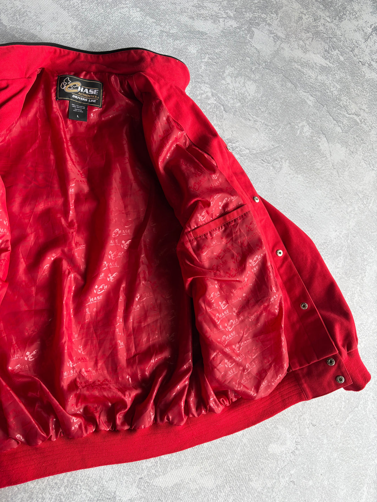 Vintage 90s Dale Earnhardt Jr NASCAR Budweiser Red Jacket - L