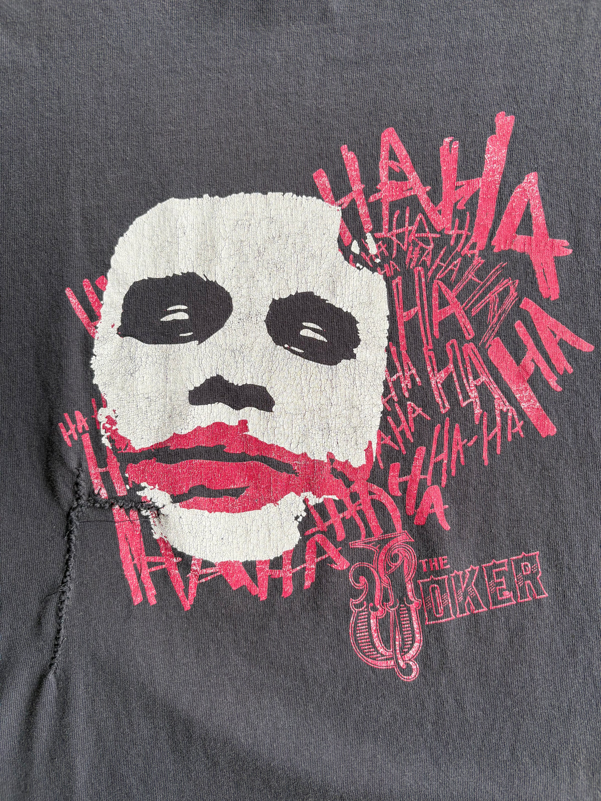 Vintage The Dark Knight Heath Ledger Joker Movie Promo Tee Shirt - XL