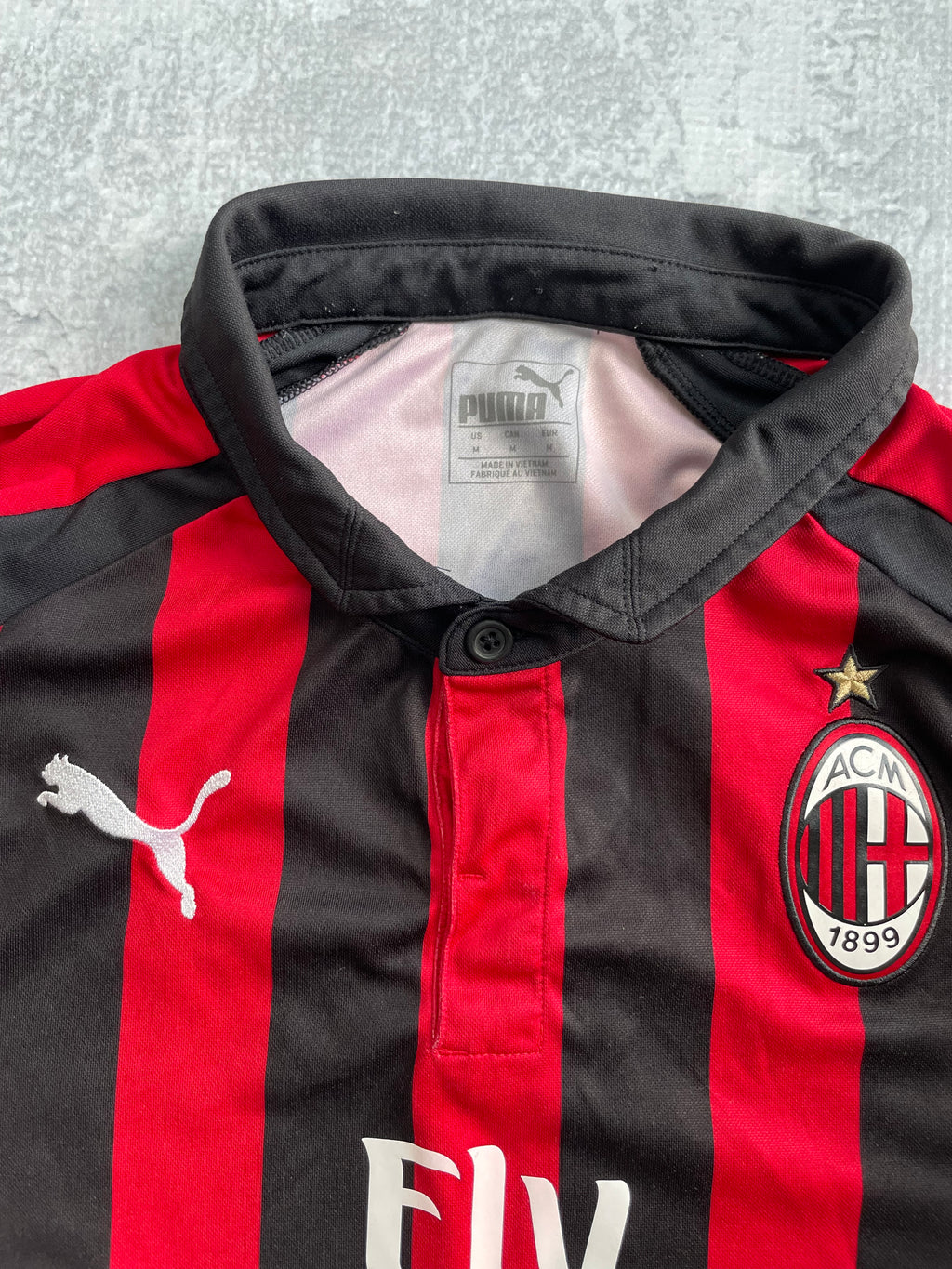 2018/19 AC Milan Puma Home Football Shirt Soccer Jersey - M