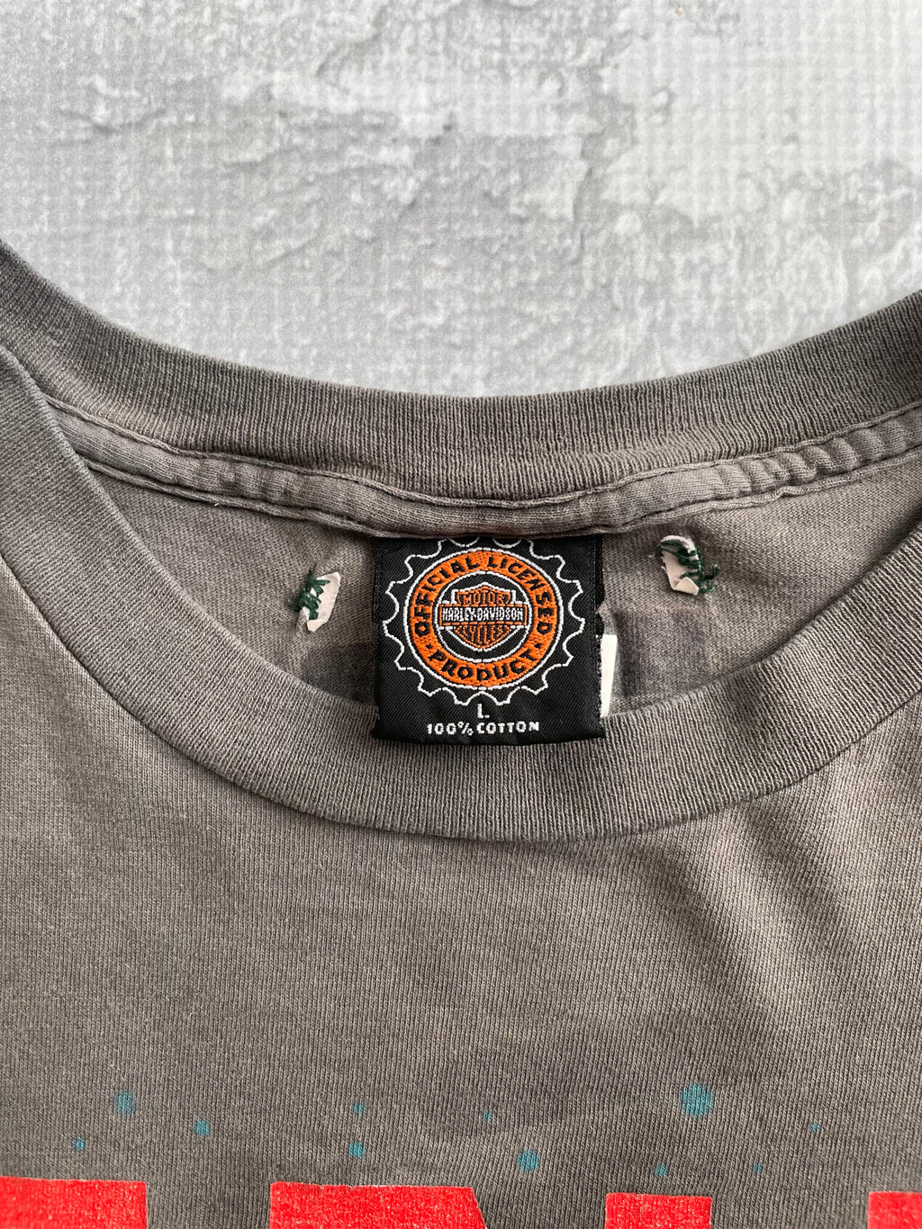 Vintage 1996 90s Harley Davidson Spellout Logo Tee Shirt - L