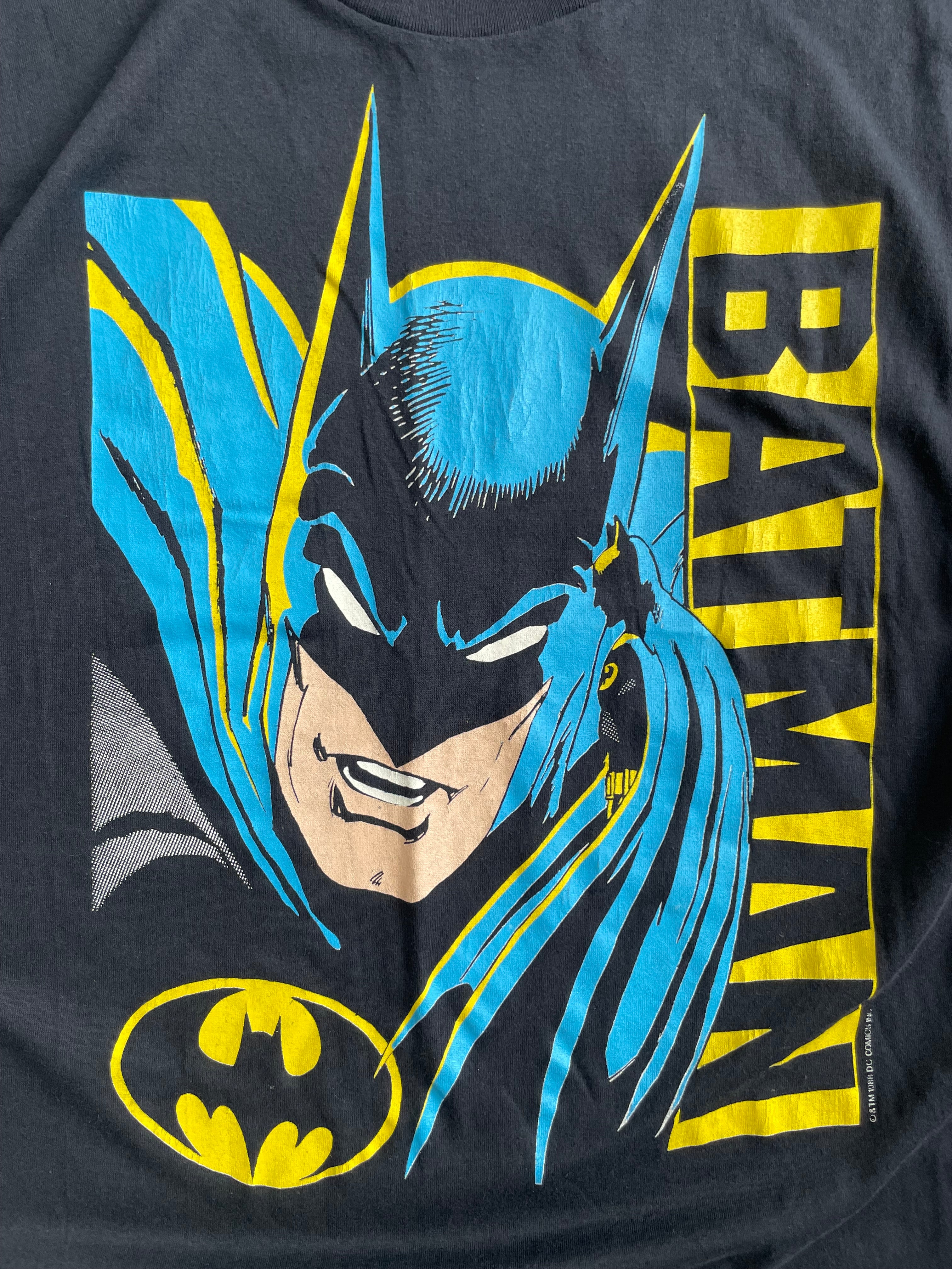 Vintage 1988 Batman Big Print Deadstock Tee Shirt - L