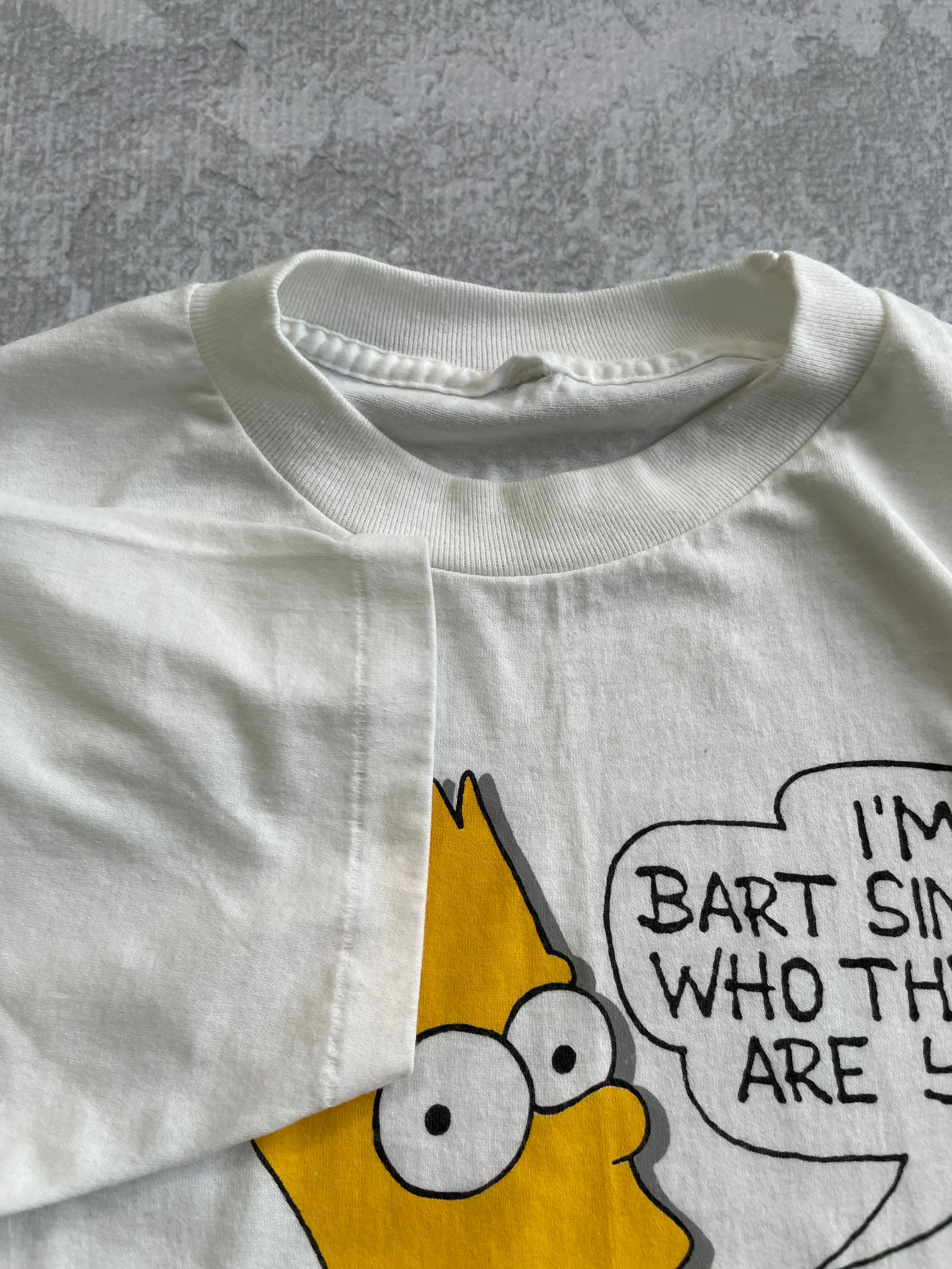 Vintage 80s Bart Simpsons Single Stitch Tee Shirt - L