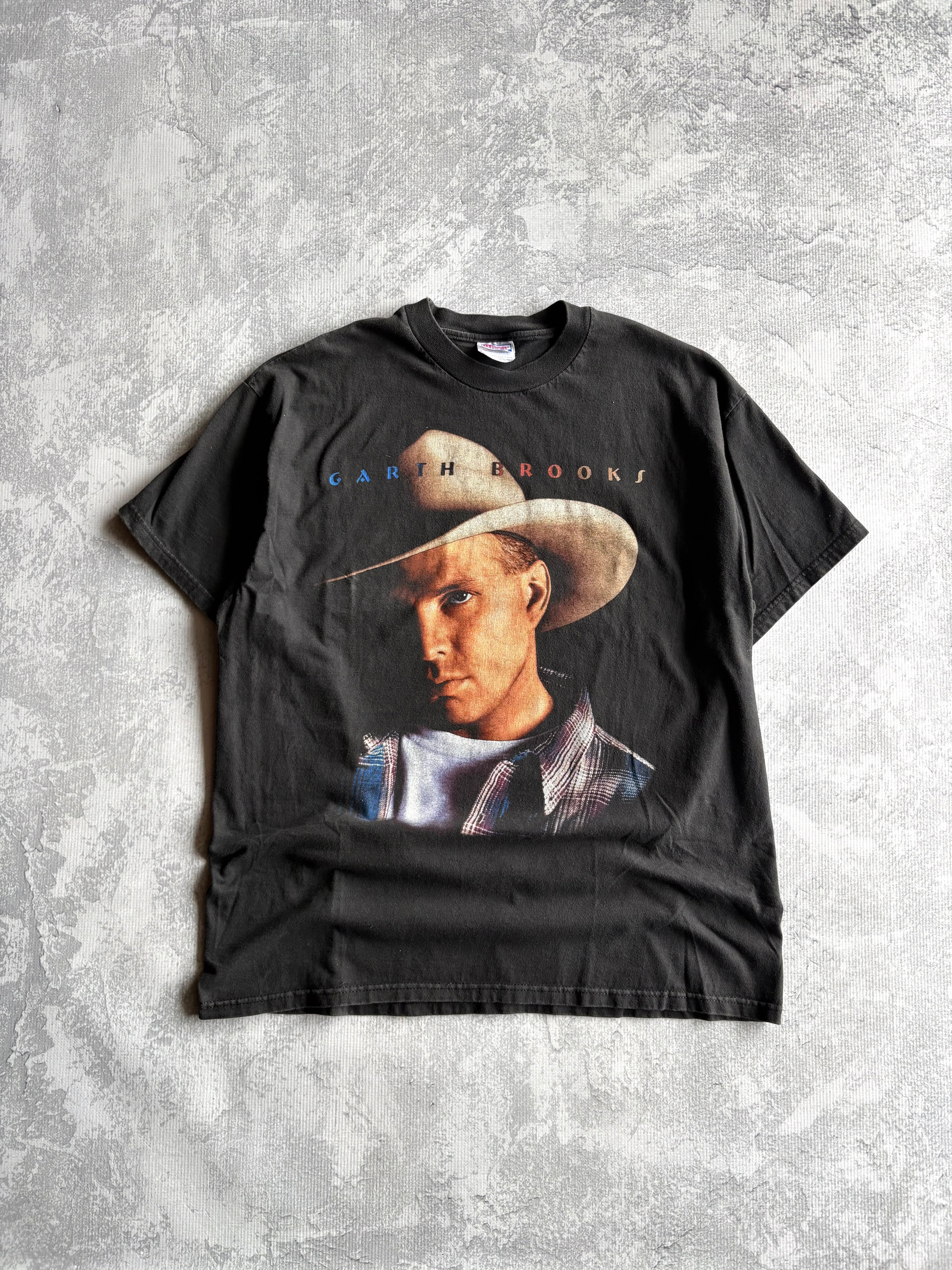 Vintage 90s Garth Brooks Country Band Tee Shirt - XL