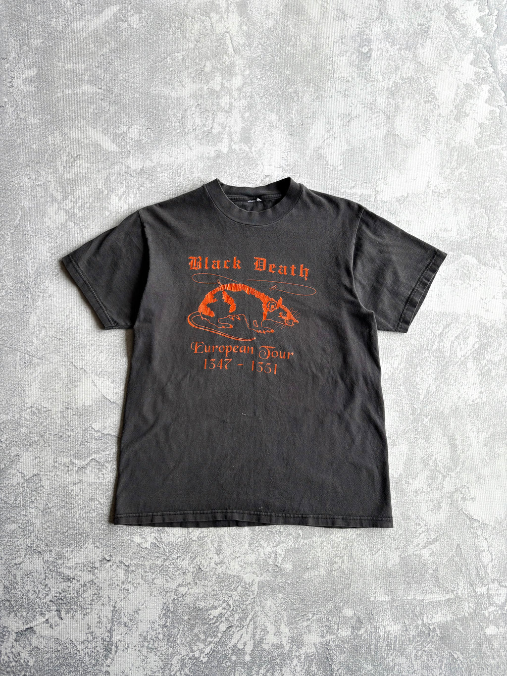 Vintage 90s Black Death European Tour Tee Shirt - M